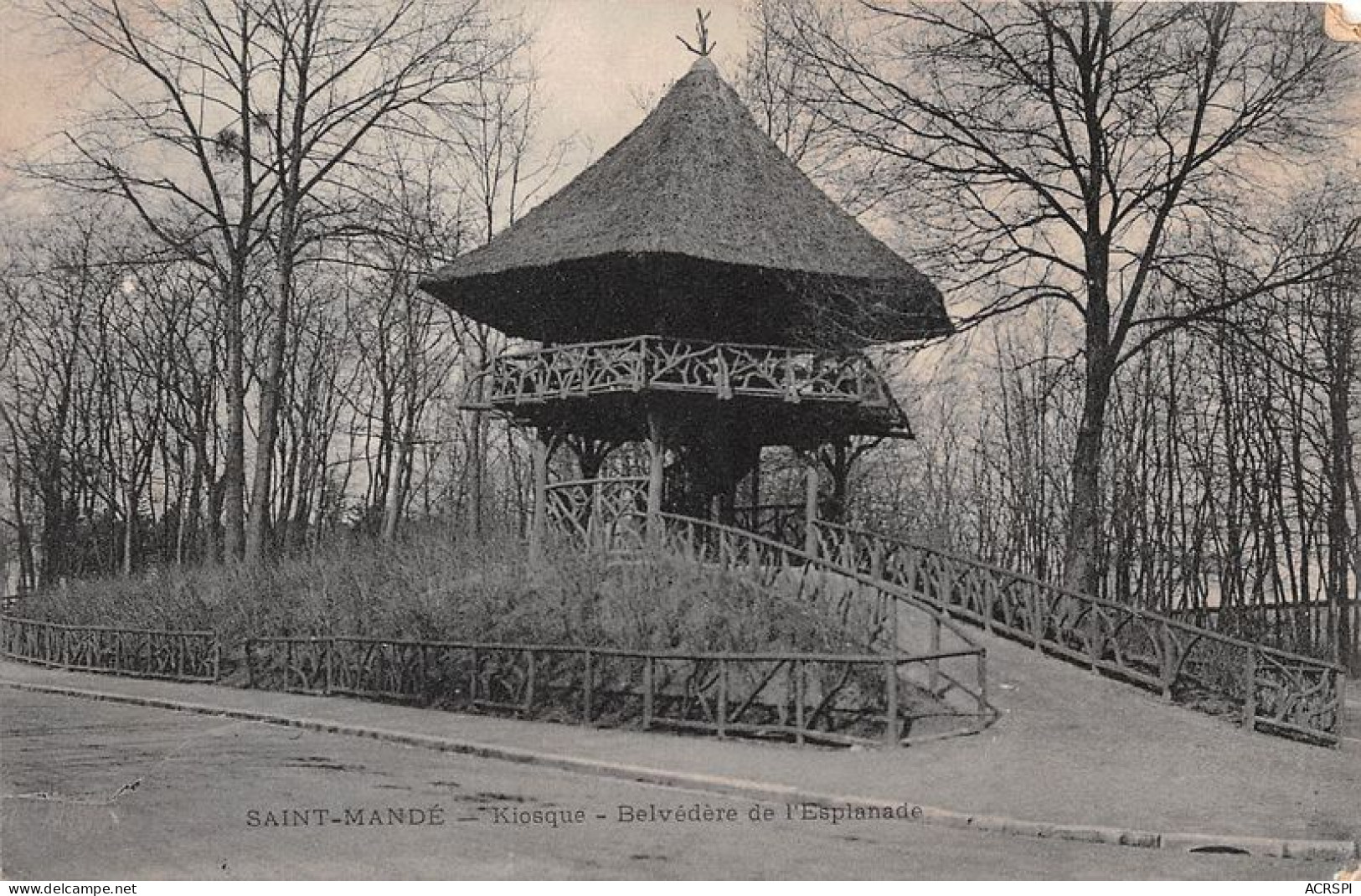 SAINT MANDE Kiosque Belvedere De L Esplanade 22(scan Recto-verso) MA1203 - Saint Mande