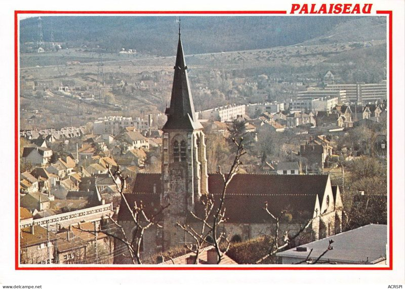 PALAISEAU Vue Sur L Eglise Saint Martin 9(scan Recto-verso) MA1203 - Palaiseau