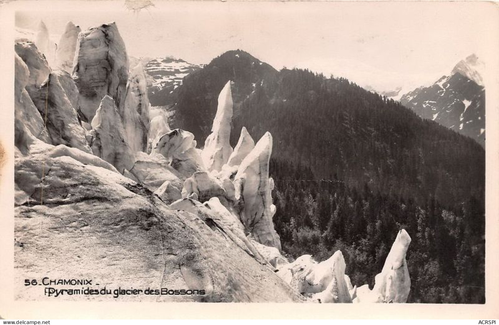 CHAMONIX Pyramides Du Glacier Des Bossons 18(scan Recto-verso) MA1234 - Chamonix-Mont-Blanc