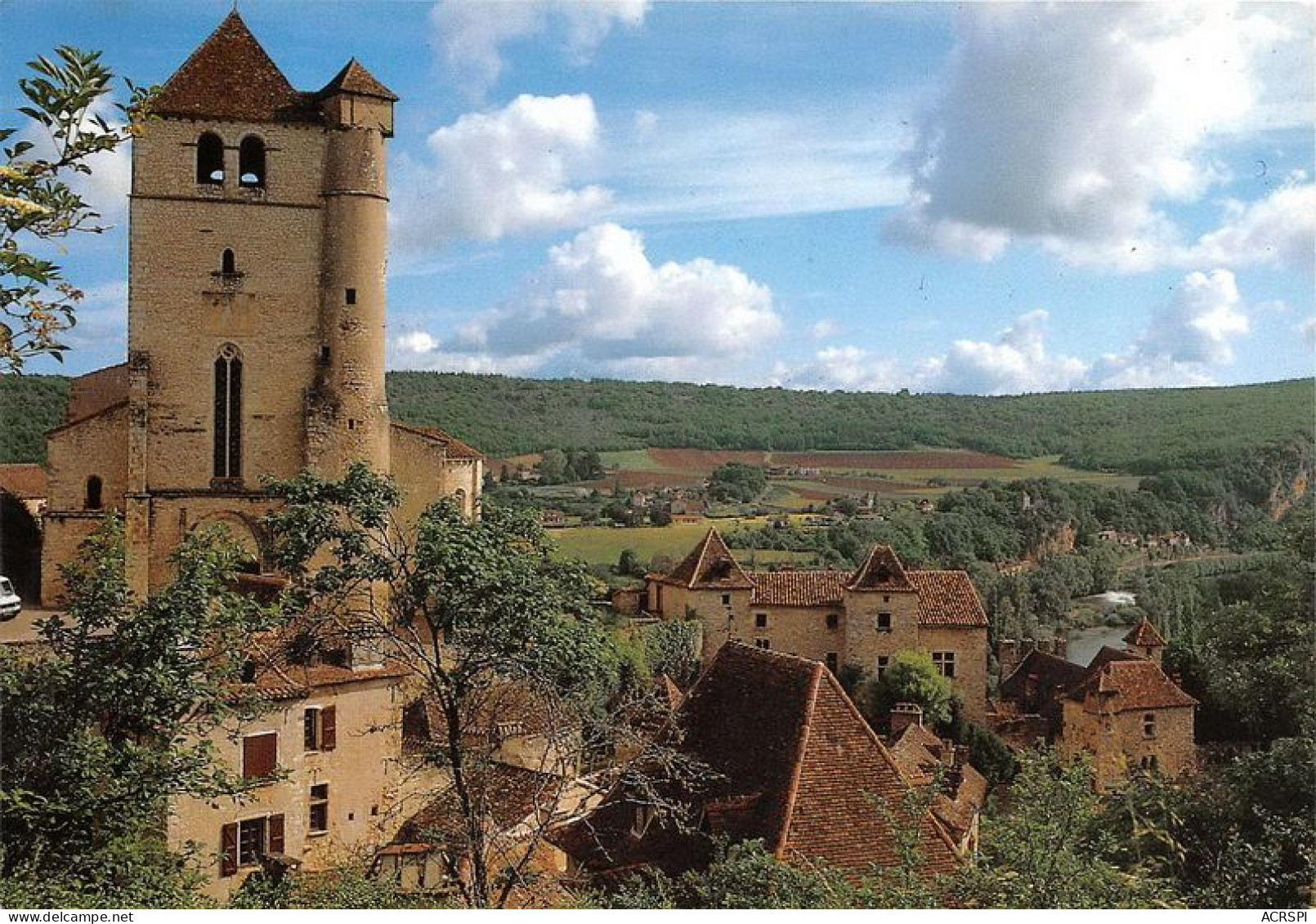 SAINT CIRQ LAPOPIE Eglise Fortifiee XVIe Maisons XVe Et XVIe 25(scan Recto-verso) MA1232 - Saint-Cirq-Lapopie