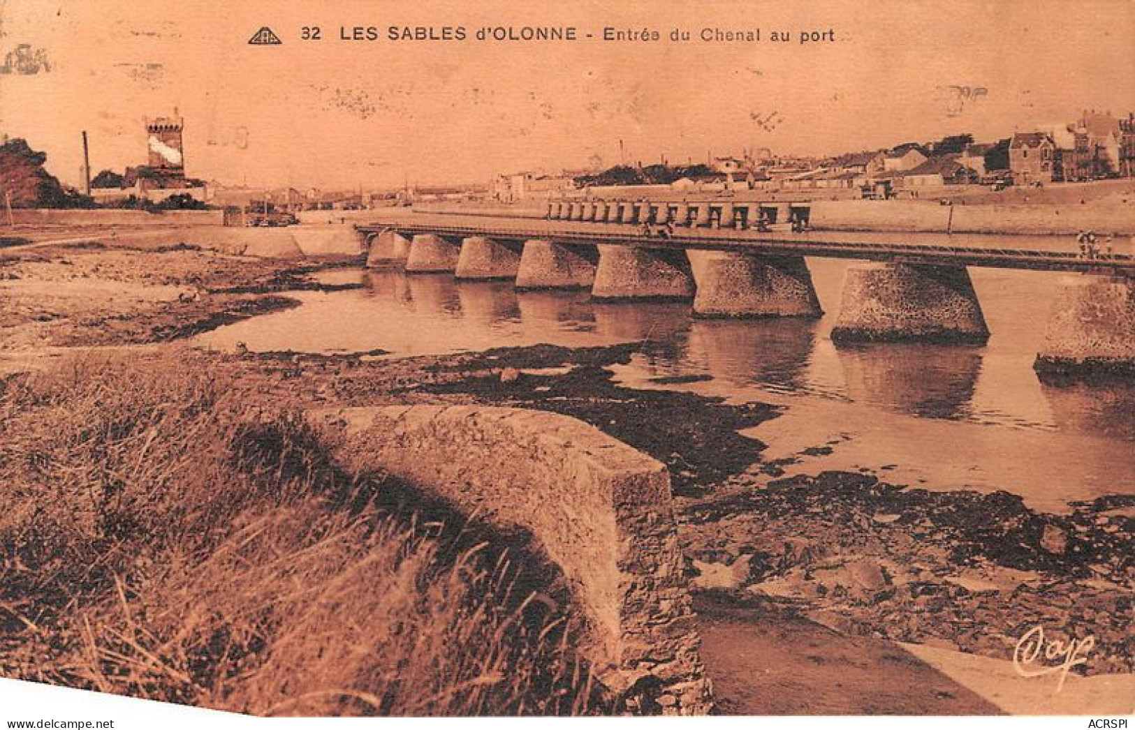 LES SABLES D OLONNE Entree Du Chenal Au Port 10(scan Recto-verso) MA1227 - Sables D'Olonne
