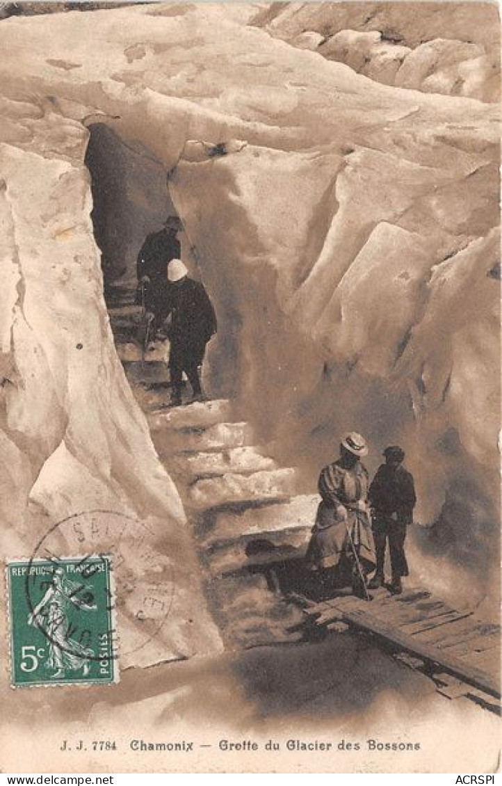 CHAMONIX Grotte Du Glacier Des Bossons 7(scan Recto-verso) MA12259 - Chamonix-Mont-Blanc