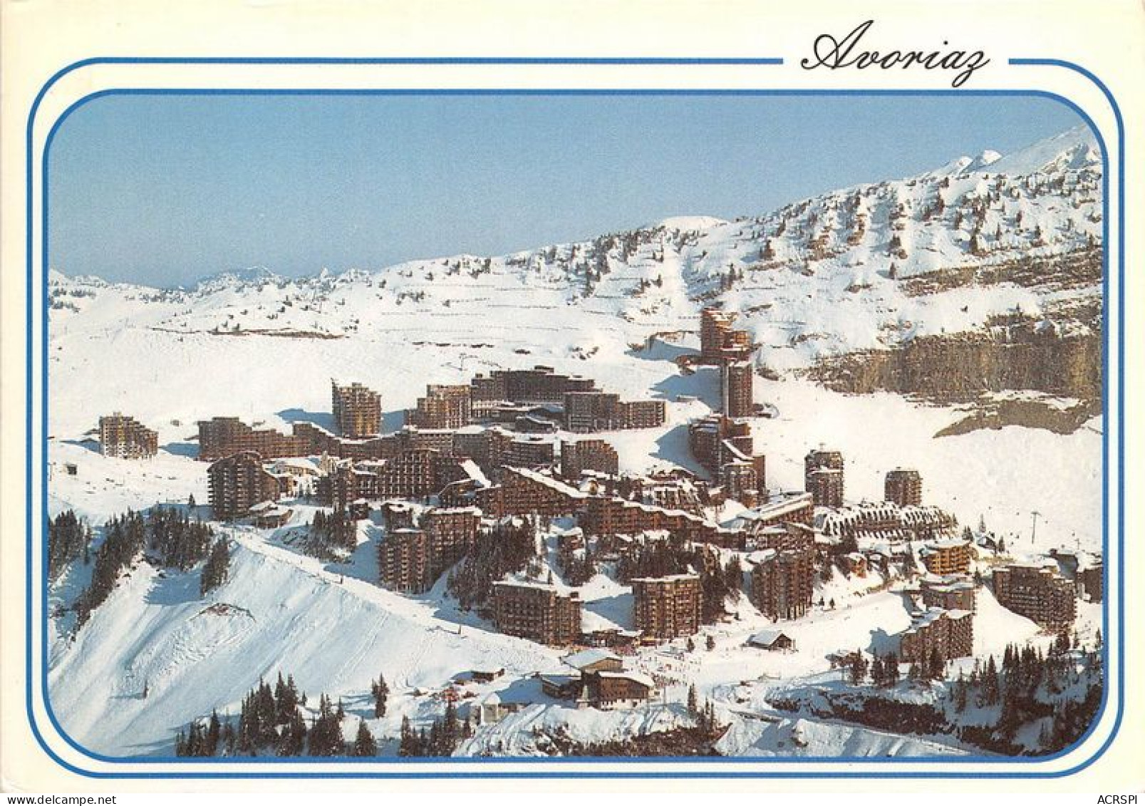 AVORIAZ Vue Generale Alt 1800 M 15(scan Recto-verso) MA12259 - Avoriaz