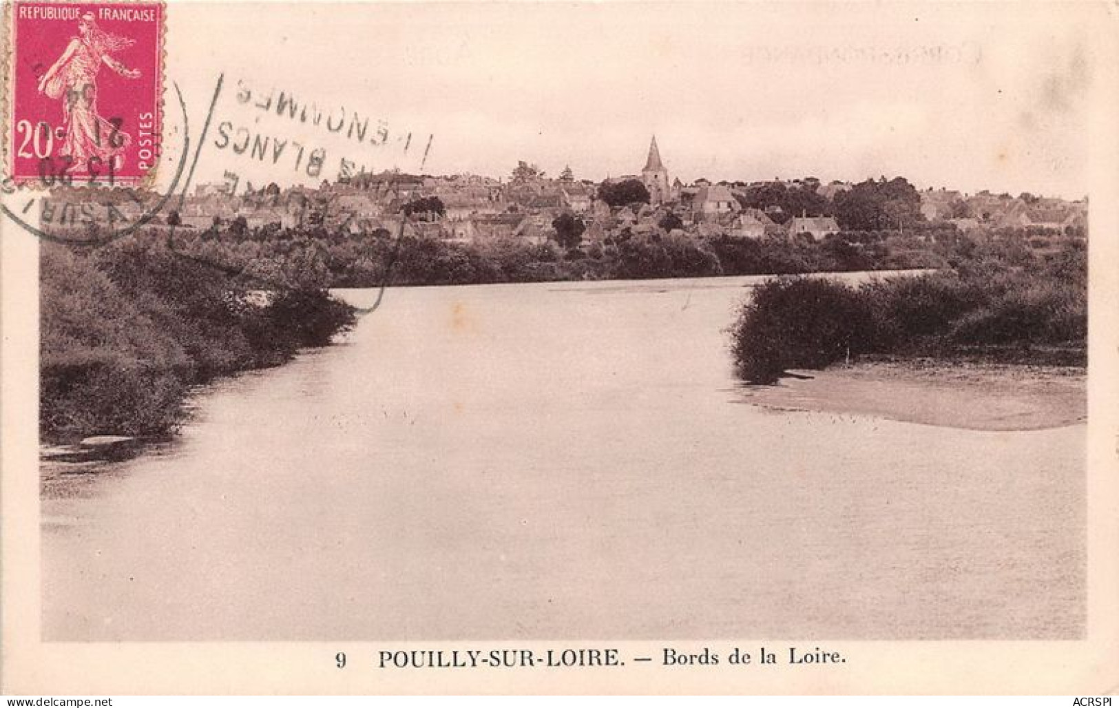 POUILLY SUR LOIRE Bords De La Loire 20(scan Recto-verso) MA1256 - Pouilly Sur Loire