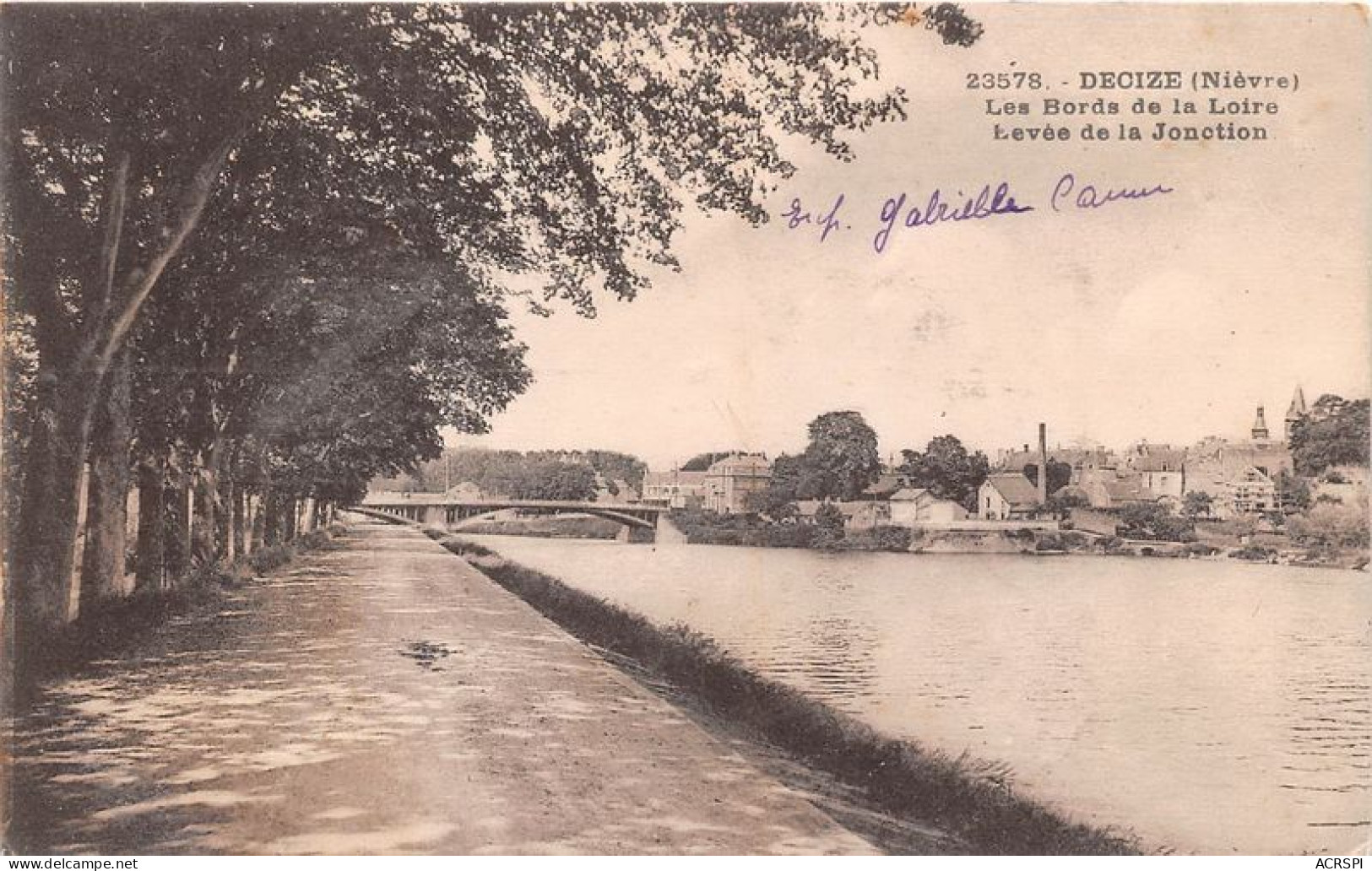 DECIZE Les Bords De La Loire Levee De La Jonction 16(scan Recto-verso) MA1256 - Decize