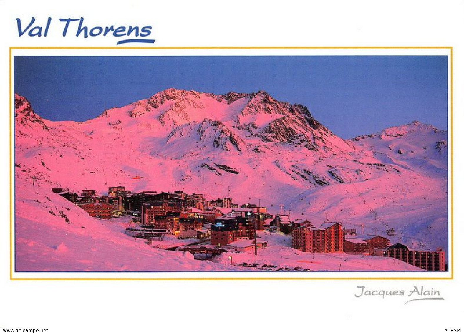 VAL THORENS La Station Et Le Massif De Peclet 16(scan Recto-verso) MA1243 - Val Thorens