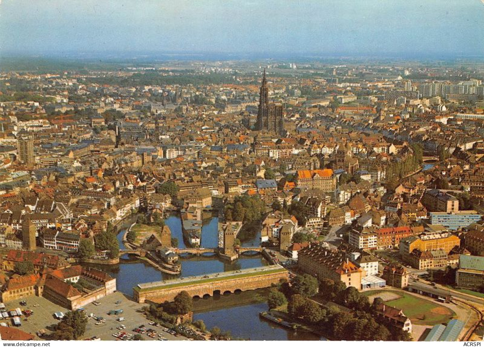 STASBOURG Le Barrage Vauban  Les Ponts Couverts Et La Cathedrale 7(scan Recto-verso) MA1281 - Strasbourg