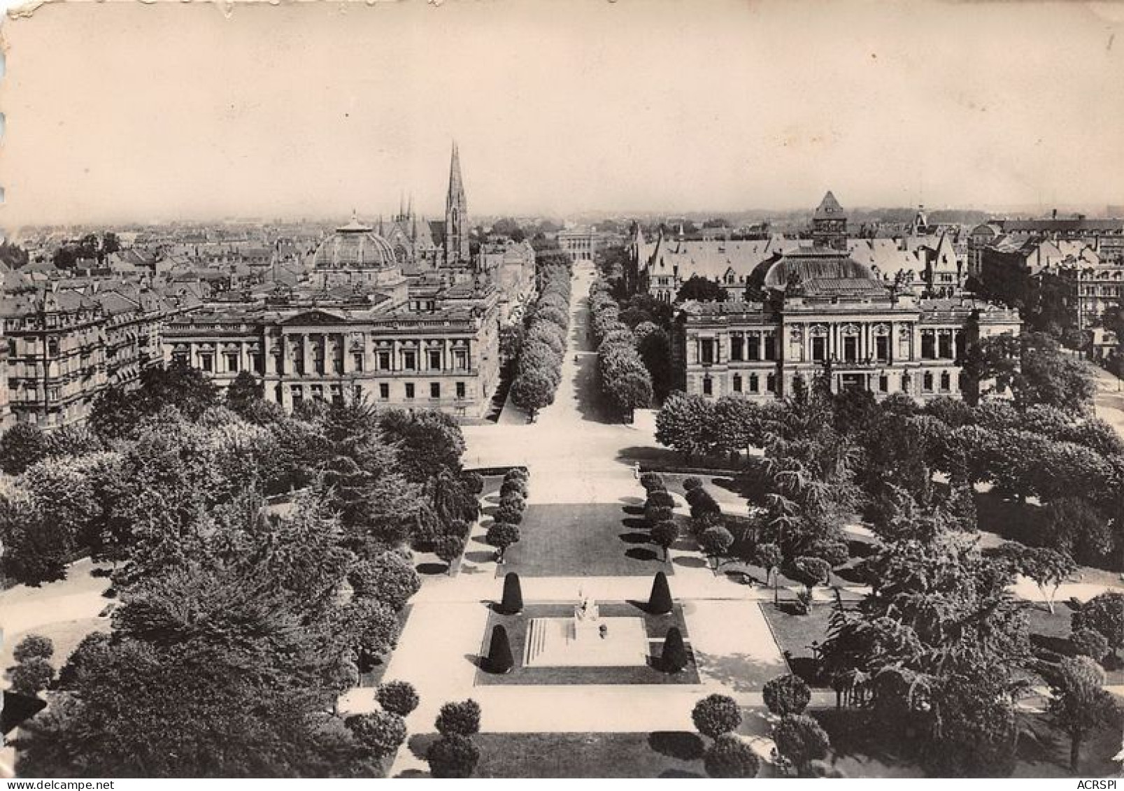 STRASBOURG Place De La Republique Vue Du Palais Du Rhin 18(scan Recto-verso) MA1280 - Strasbourg