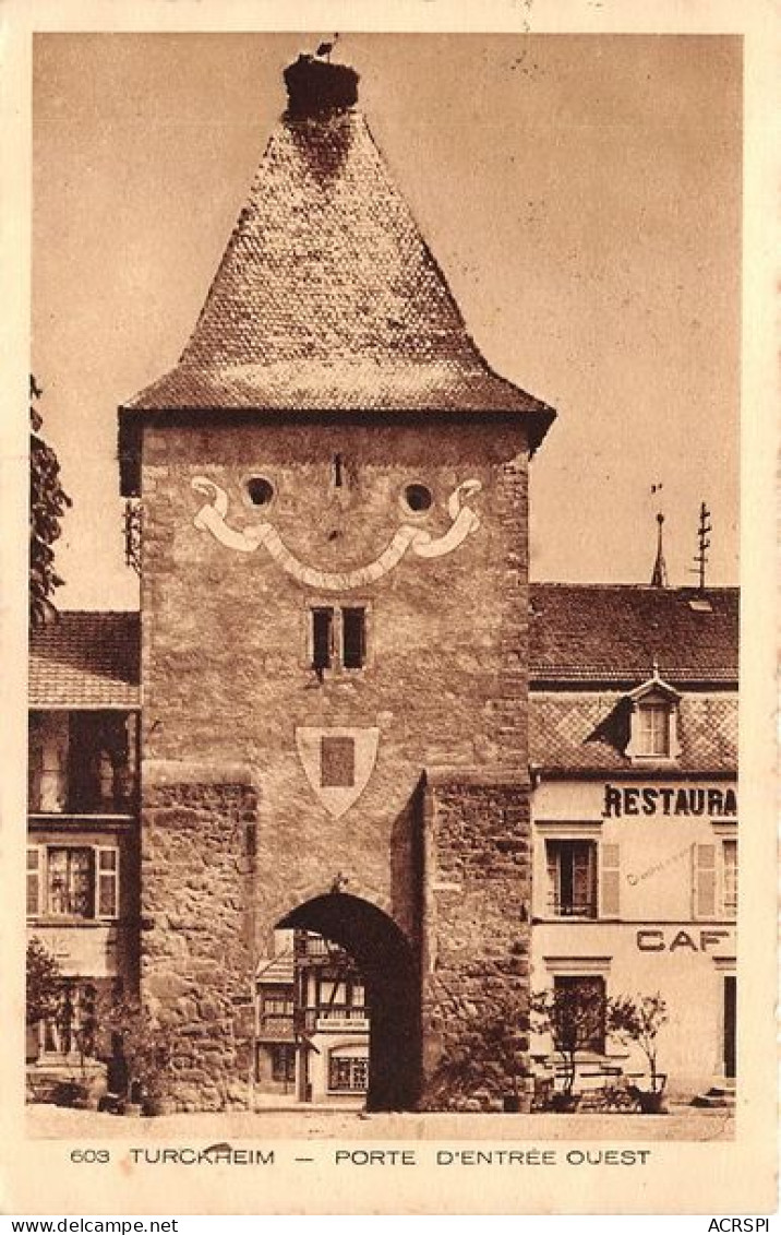  TURCKHEIM Porte D Entree Ouest 1(scan Recto-verso) MA1275 - Turckheim