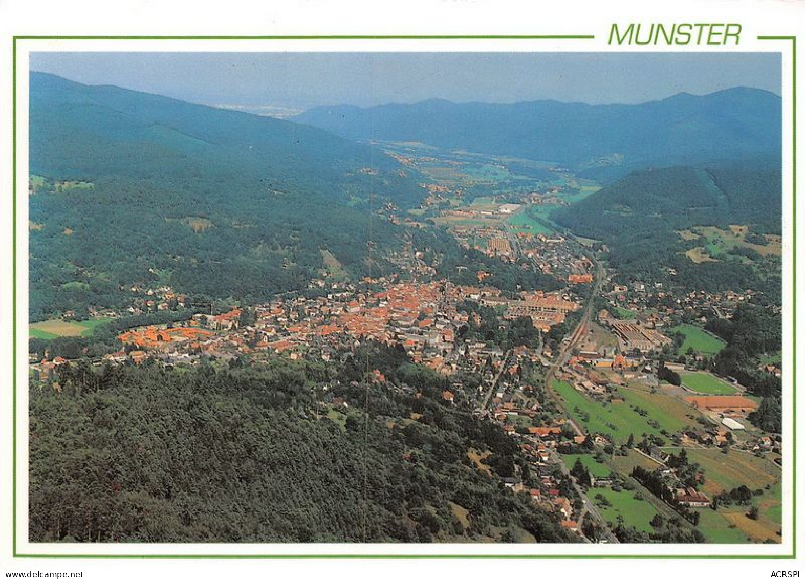 MUNSTER Vue Aerienne 19(scan Recto-verso) MA1274 - Munster