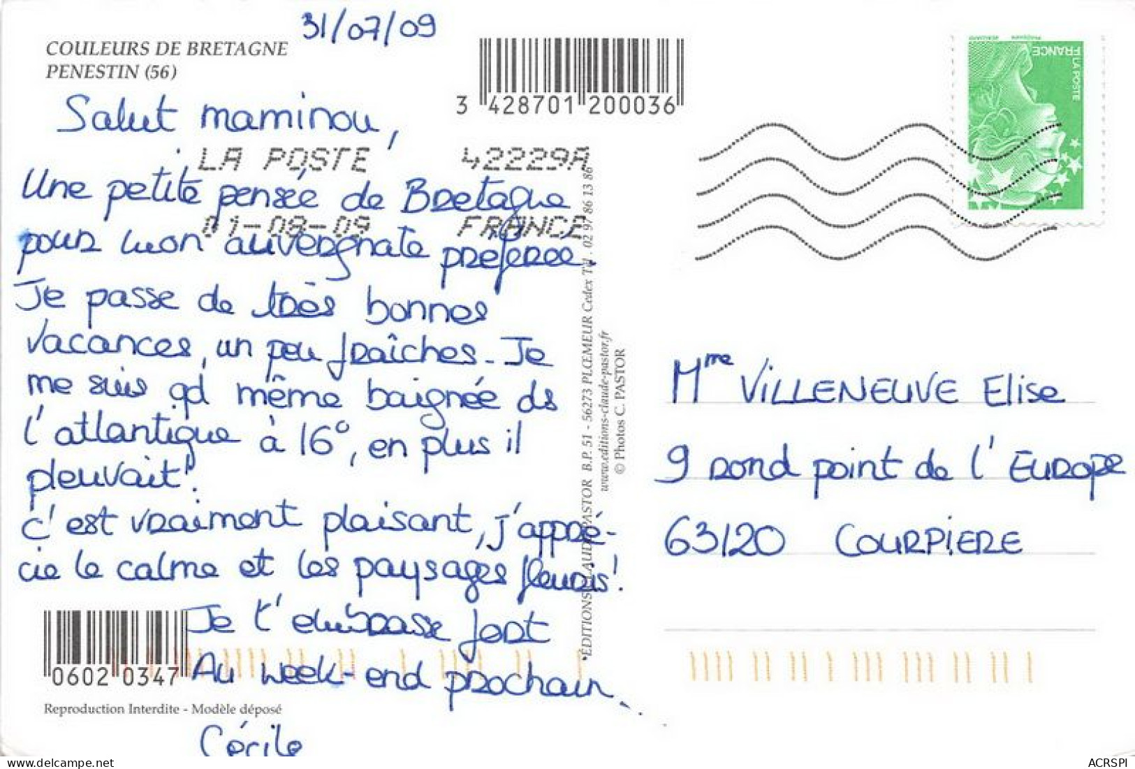 PENESTIN 17(scan Recto-verso) MA1273 - Pénestin