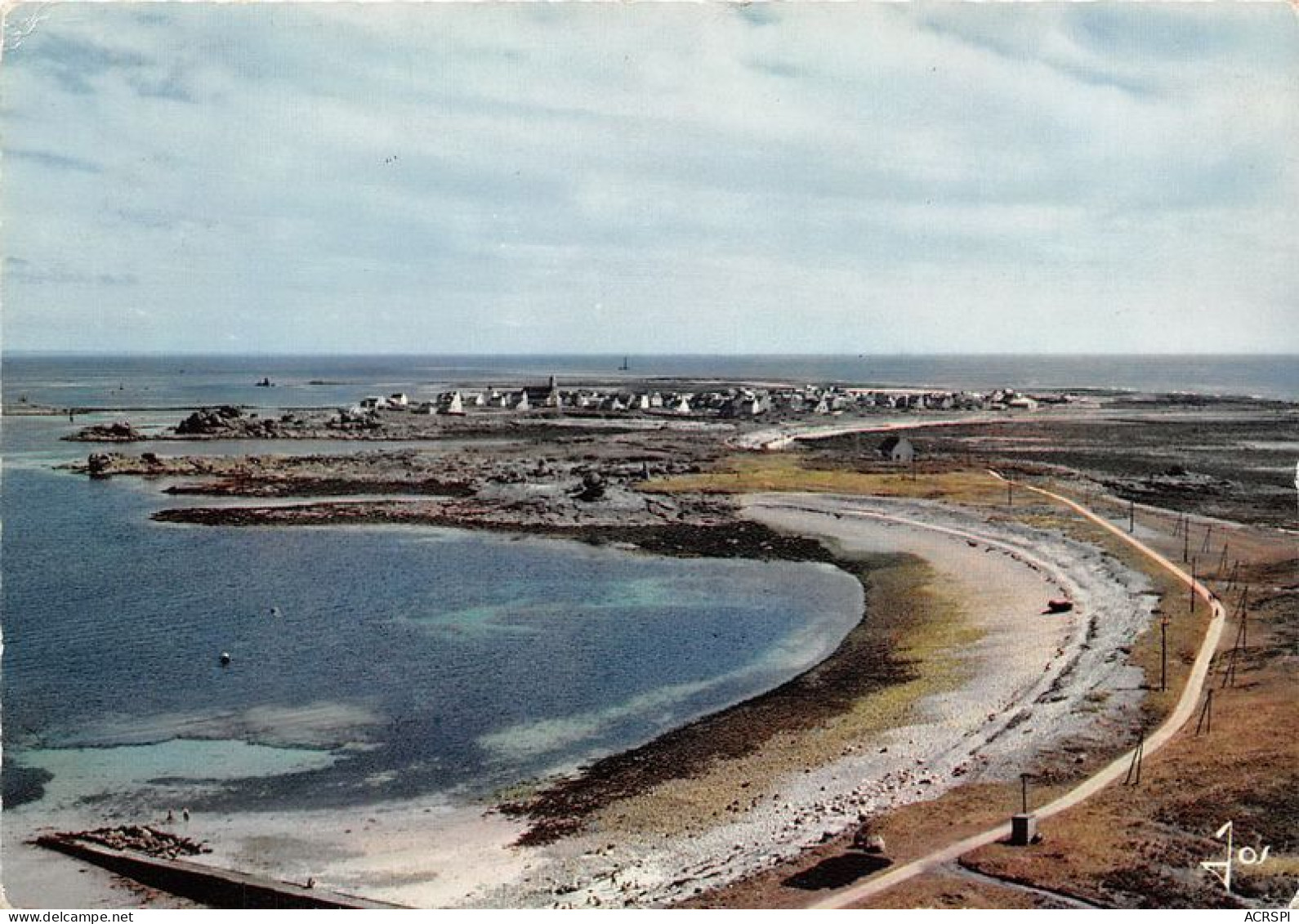 ILE DE SEIN Vue Generale Prise Du Phare A L Extreme Pointe Maisons Du Bourg 9(scan Recto-verso) MA1272 - Ile De Sein