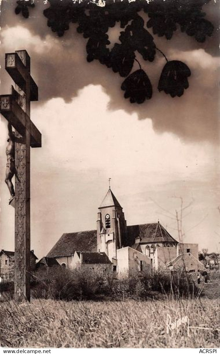 CHELLES SUR MARNE L Eglise Vue De La Plaine 10(scan Recto-verso) MA1265 - Chelles