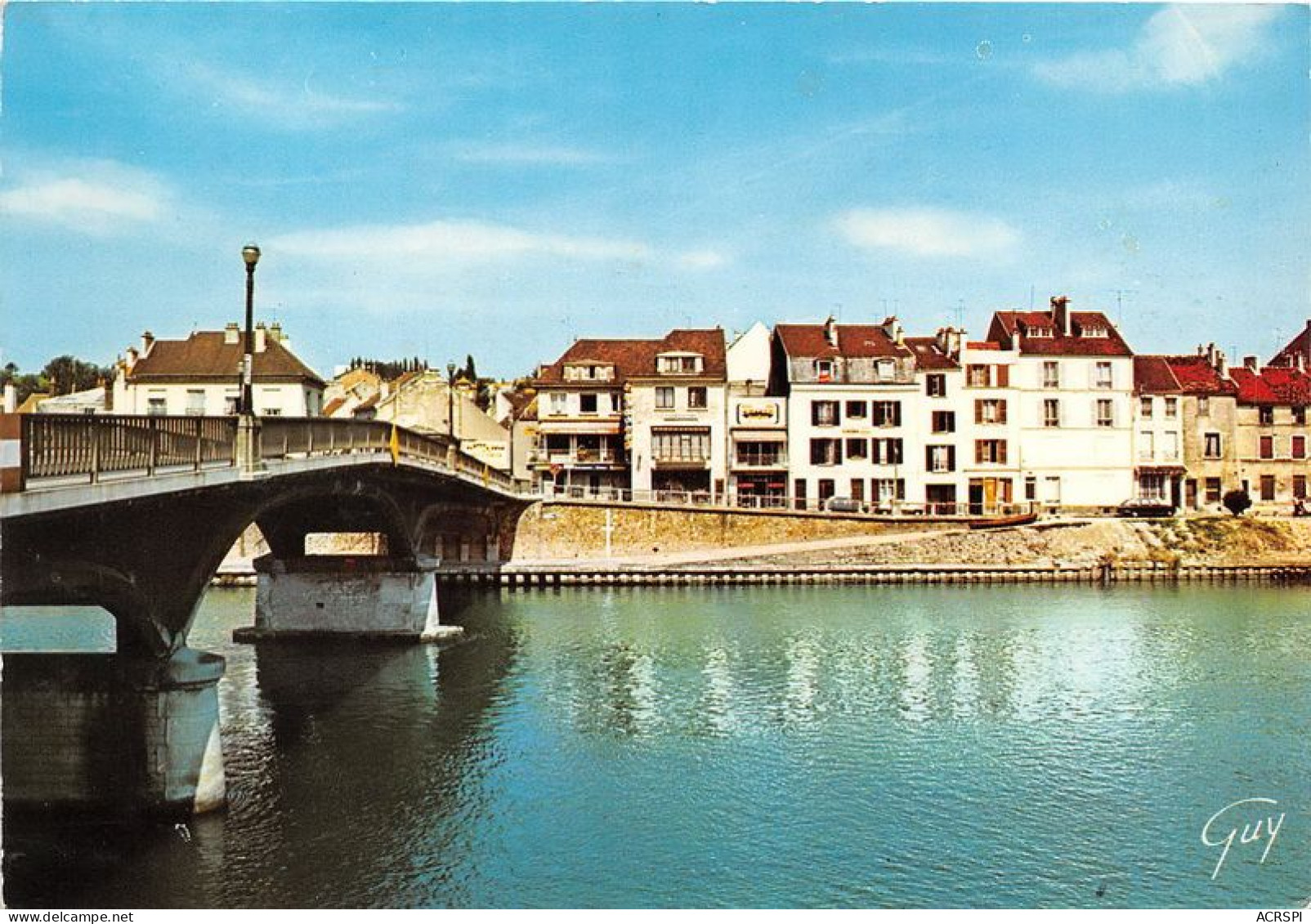 LAGNY Le Pont Sur La Amrne Vers Thorigny 3(scan Recto-verso) MA1265 - Lagny Sur Marne