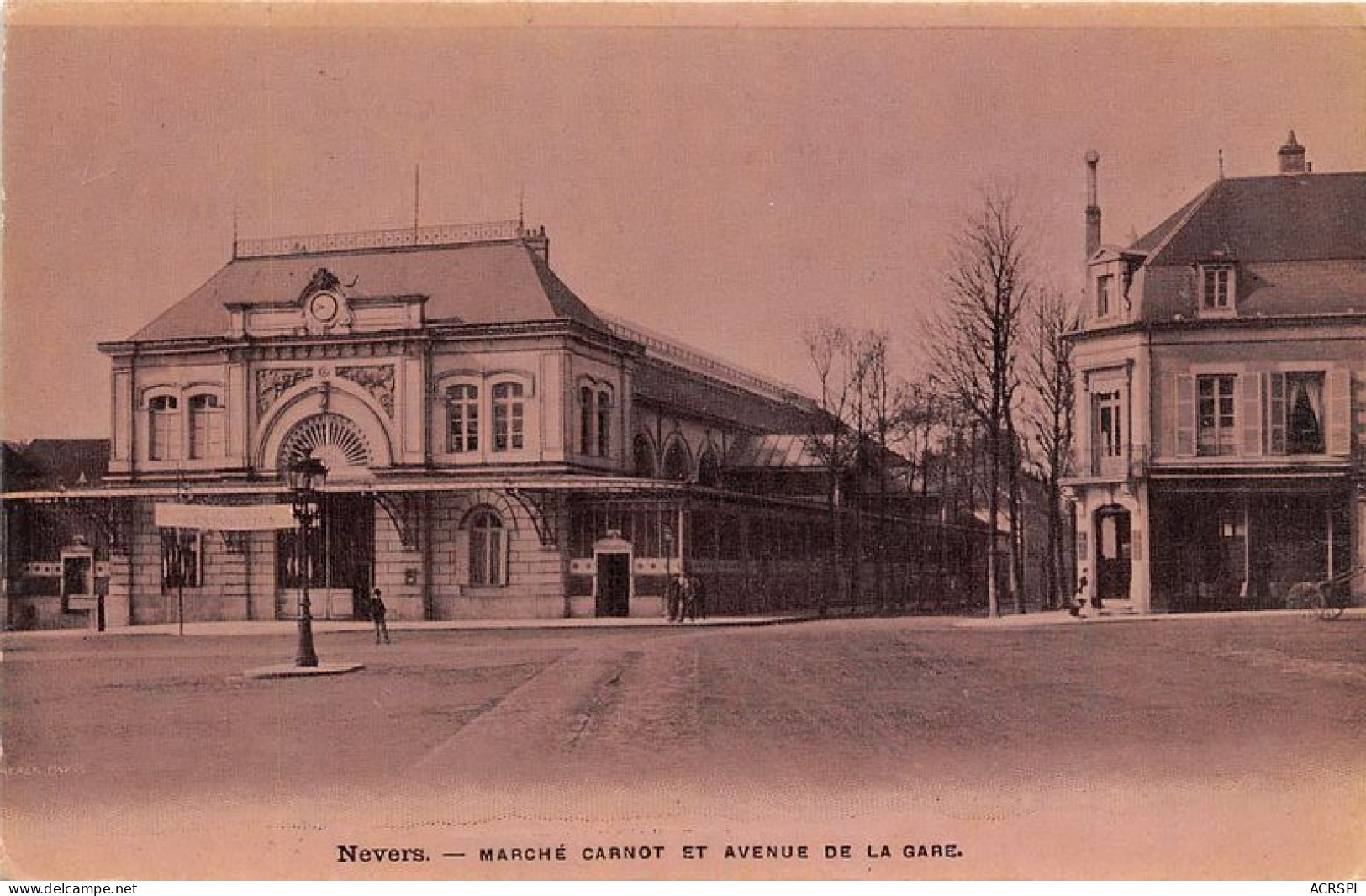 NEVERS Marche Carnot Et Avenue De La Gare 7(scan Recto-verso) MA1264 - Nevers