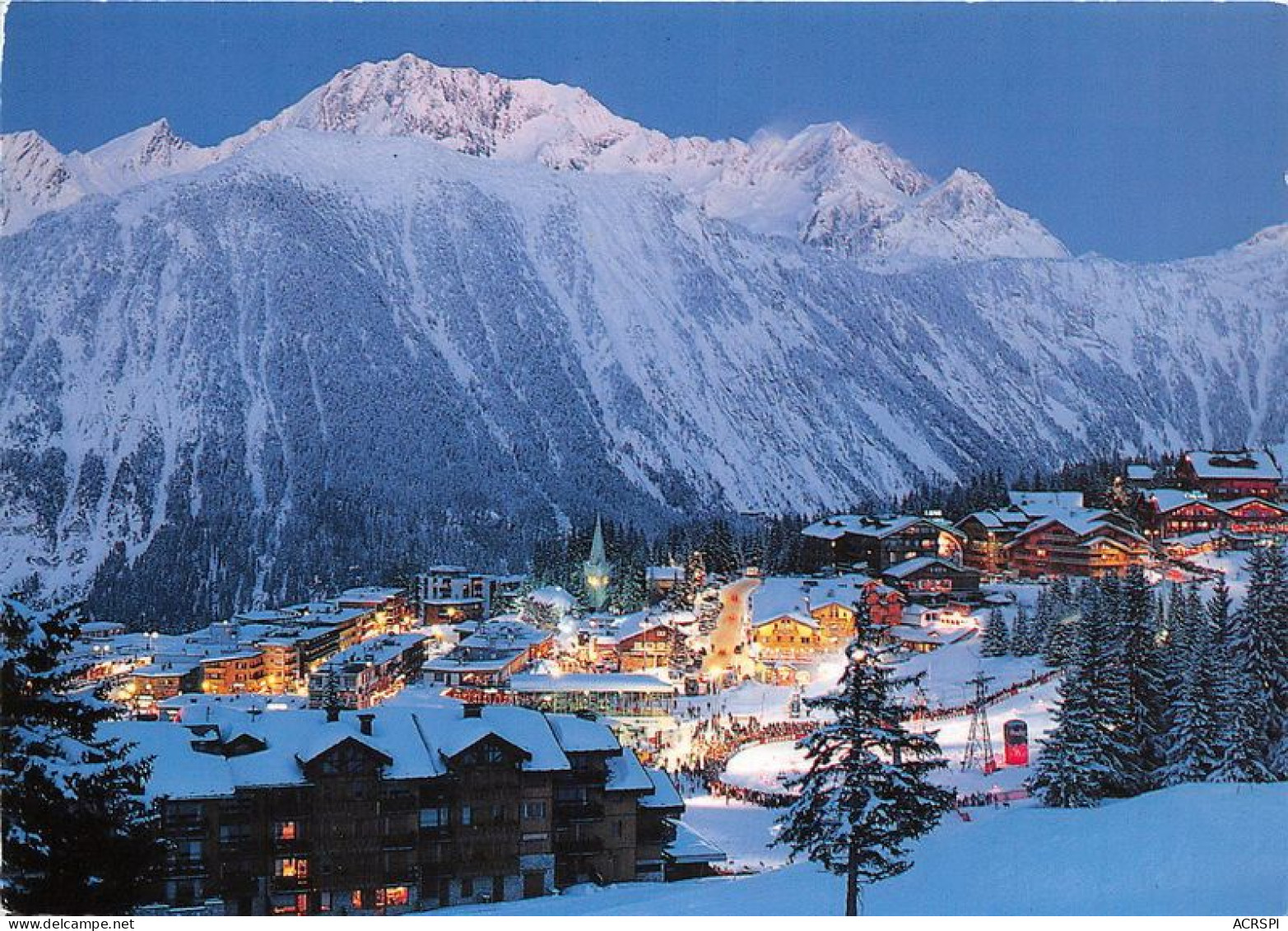 COURCHEVEL Station Des 3 Vallees Feerie Nocturne 1(scan Recto-verso) MA1291 - Courchevel