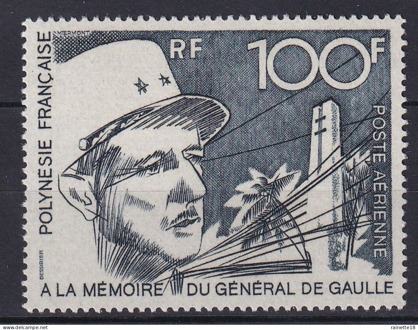 Polynésie Française        PA   70 ** Général De Gaulle - Nuevos