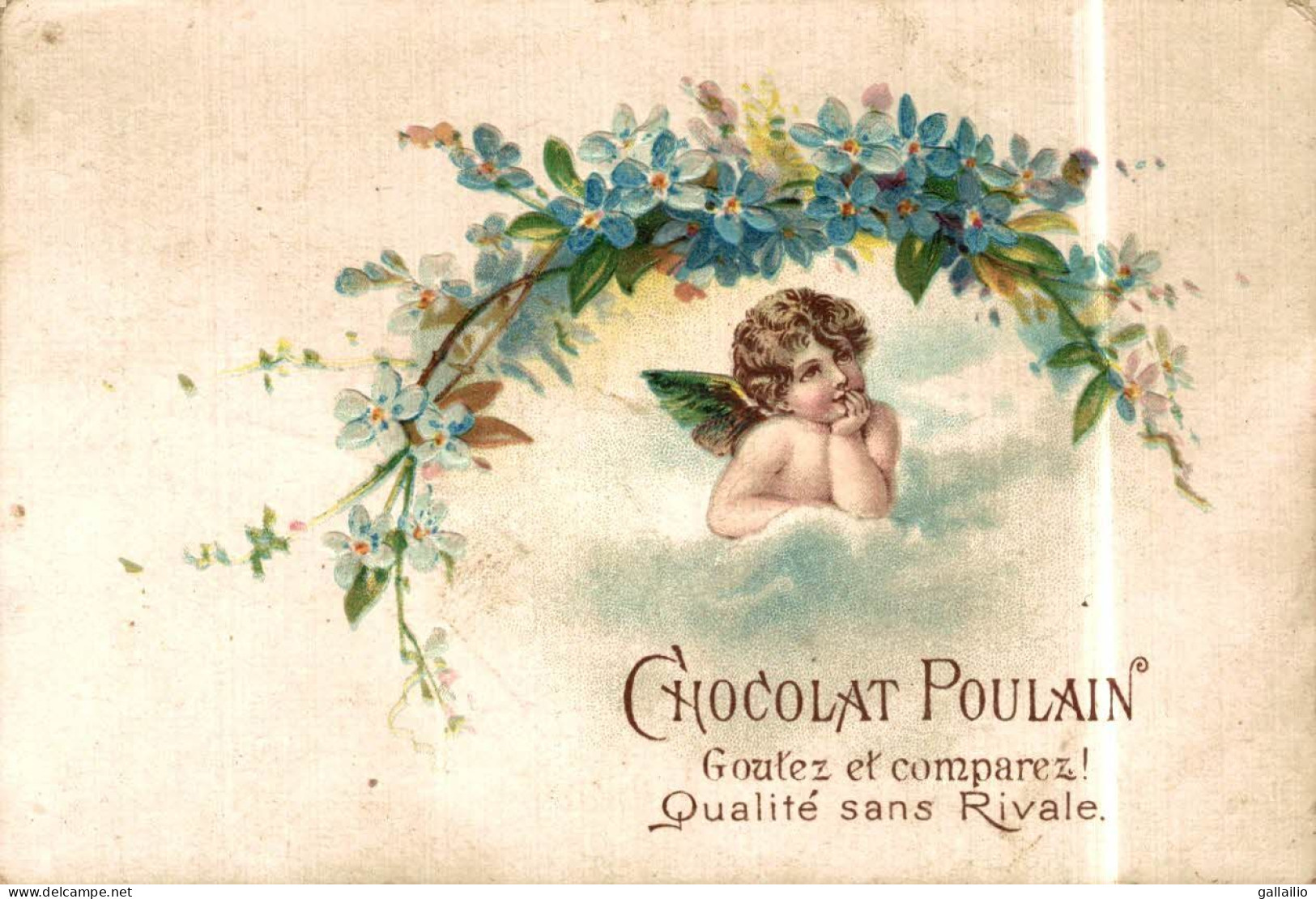 CHROMO  CHOCOLAT POULAIN ANGE - Poulain