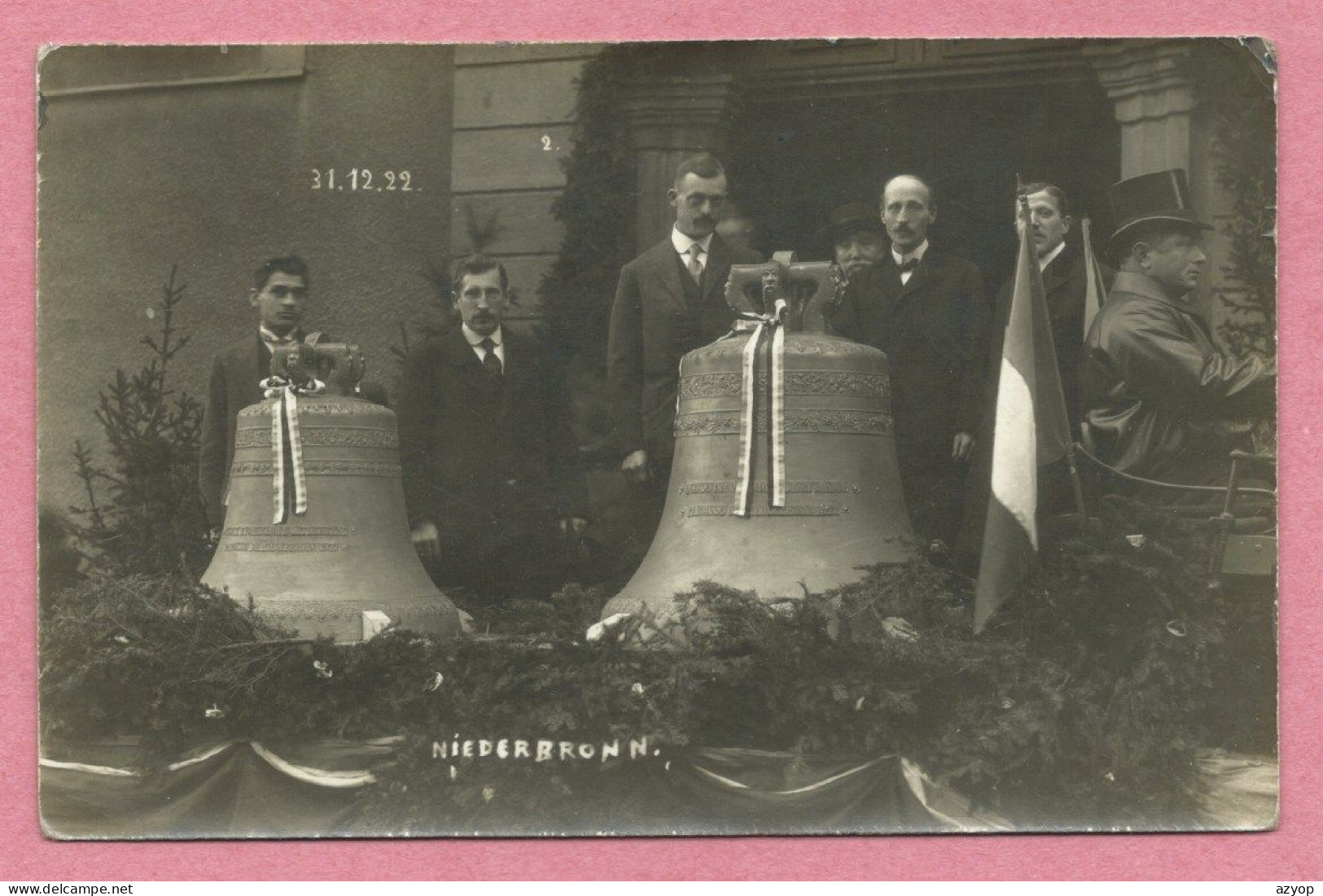 67 - NIEDERBRONN Les BAINS - Carte Photo - Baptême Des Cloches - 1922 - Niederbronn Les Bains