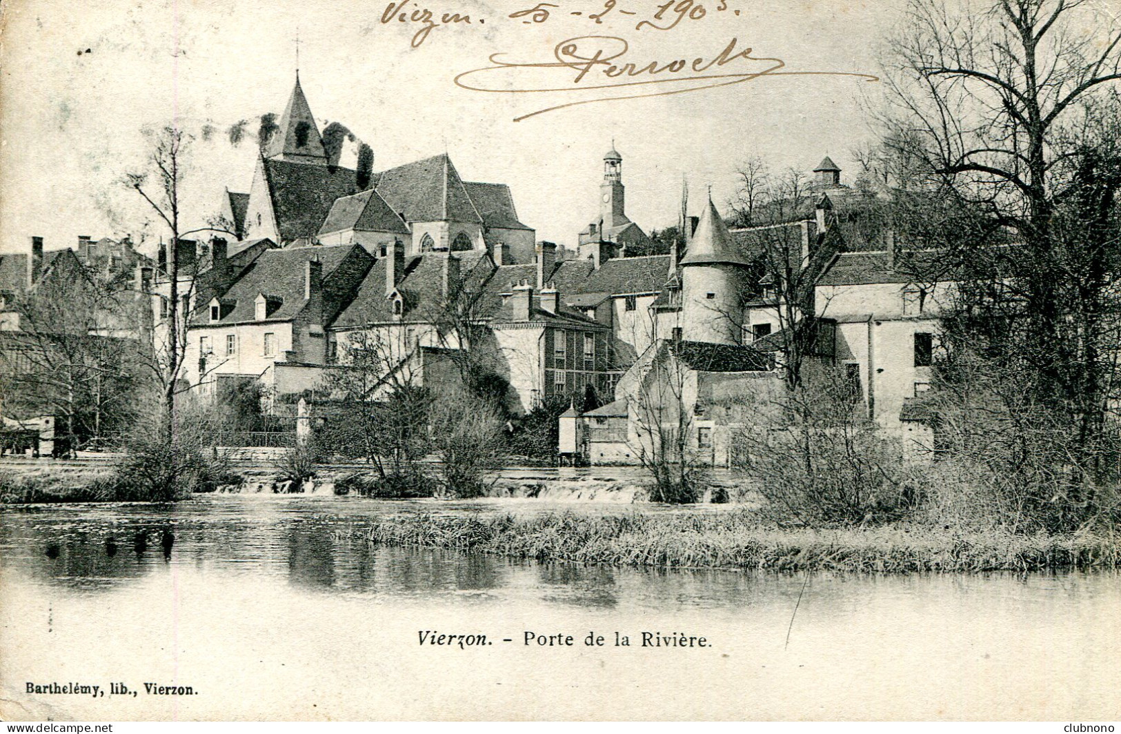 CPA - VIERZON - PROTE DE LA RIVIERE - Vierzon