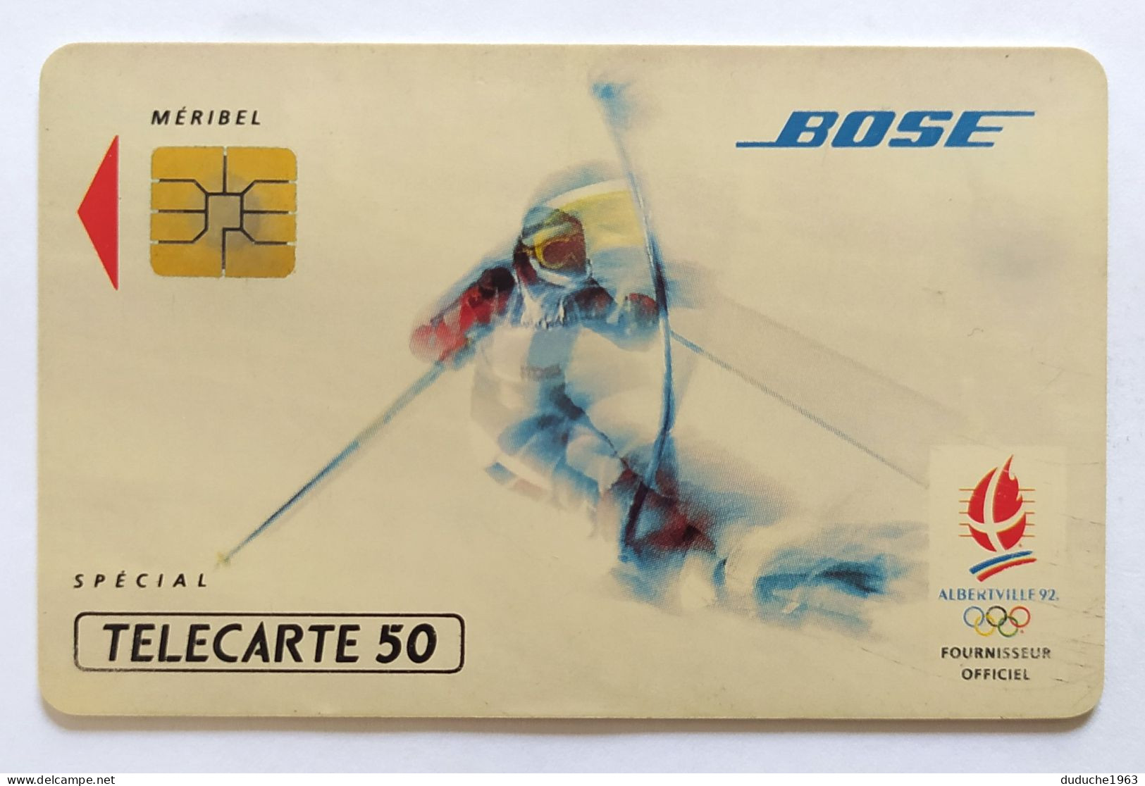 Télécarte France - Jeux Olympiques Hiver 1992 - Bose - Ohne Zuordnung