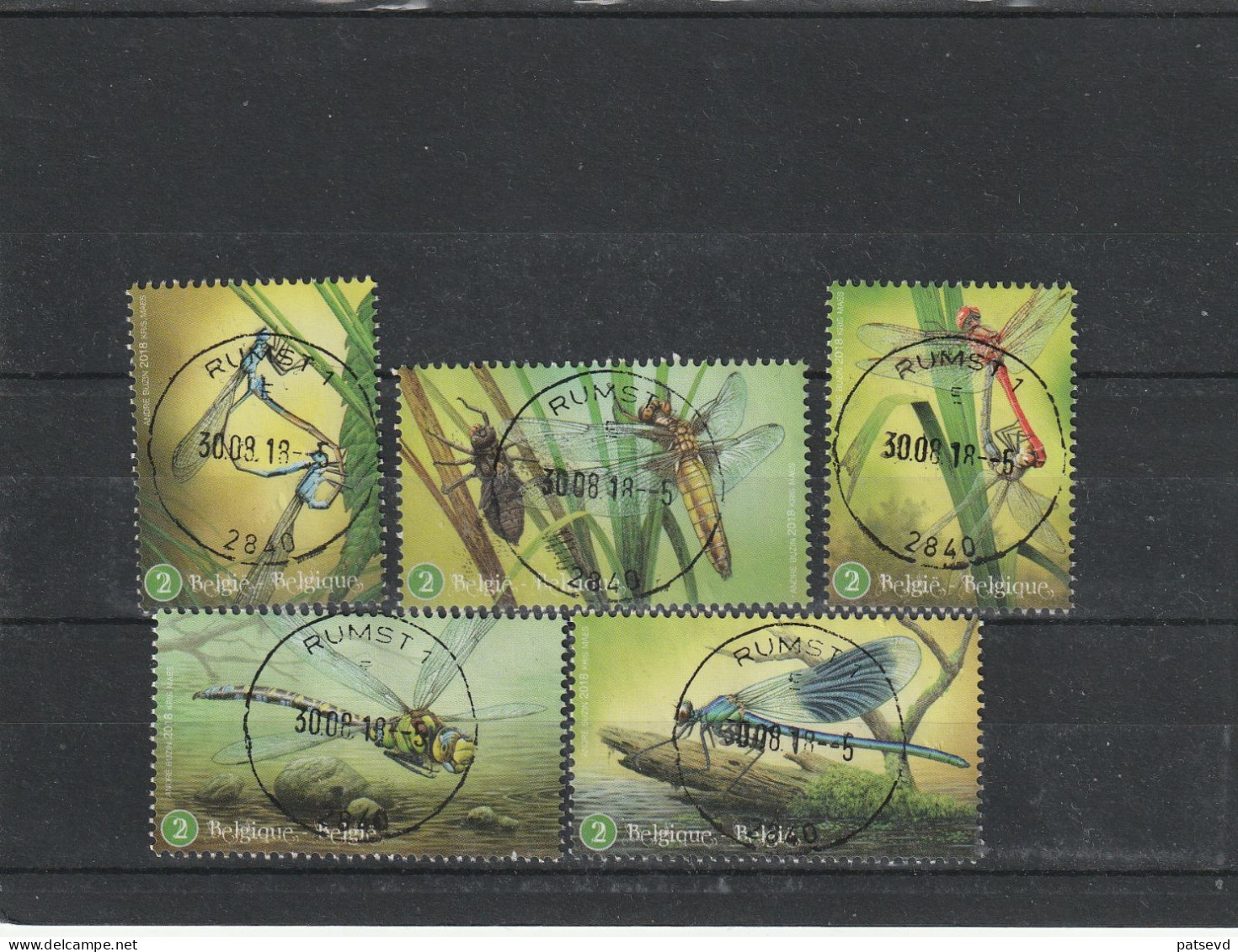 4810/4814 Libeillues/Libellen Oblit/gestp Centrale - Used Stamps
