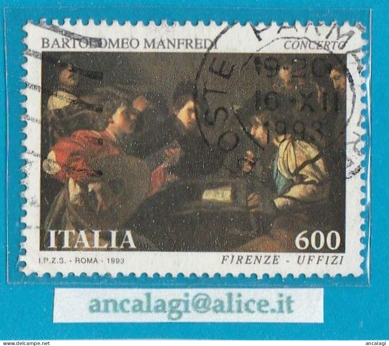 USATI ITALIA 1993 - Ref.0683 "BARTOLOMEO MANFREDI" 1 Val. - - 1991-00: Used