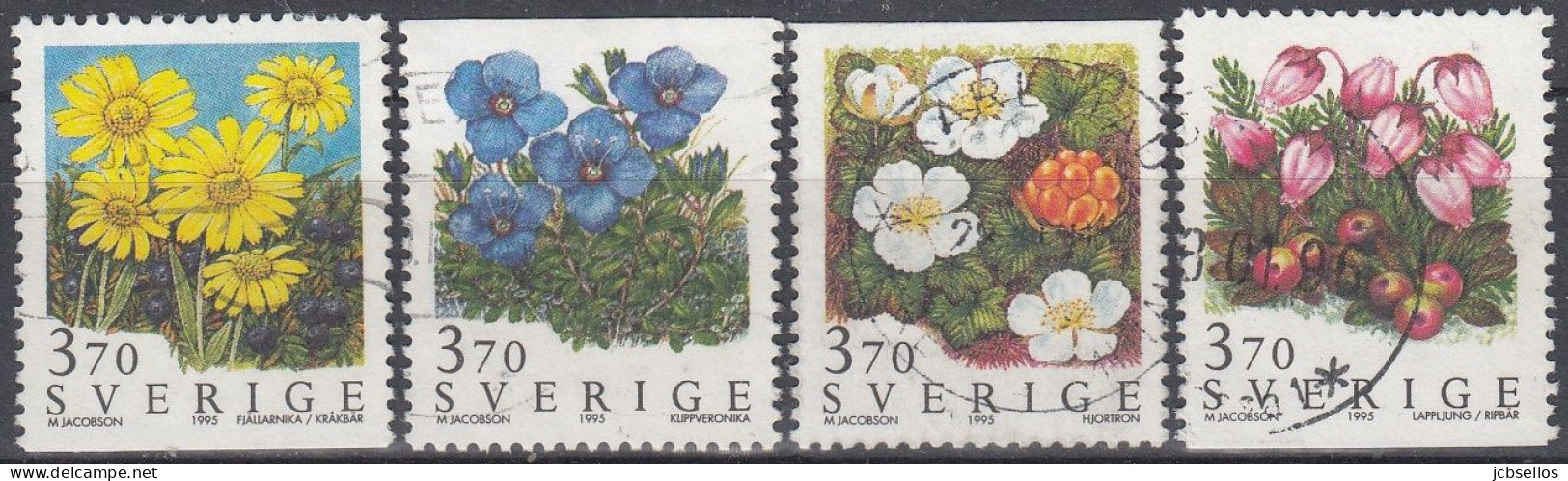 Suecia 1995 Nº 1867/70 Usado - Gebruikt
