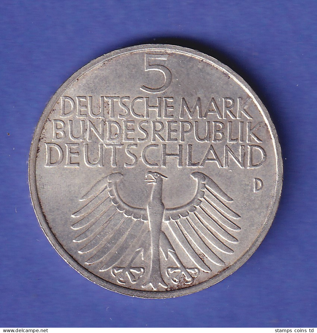 Deutschland 1952 Silbermünze Germanisches Nationalmuseum 5 DM Vz - Sammlungen & Sammellose