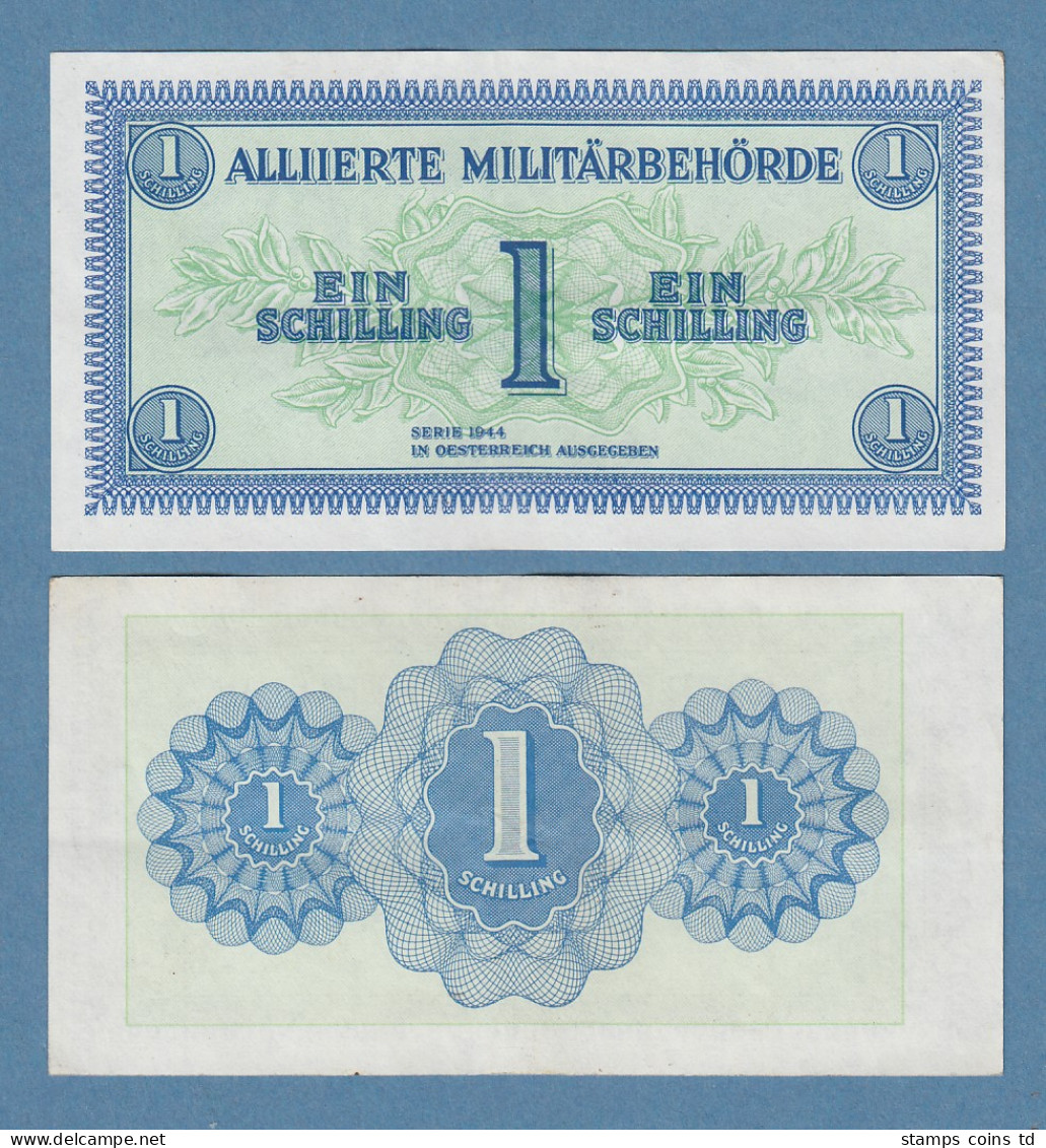 Banknote Österreich Allierte Militärbehörde 1 Schilling Serie 1944  - Autriche