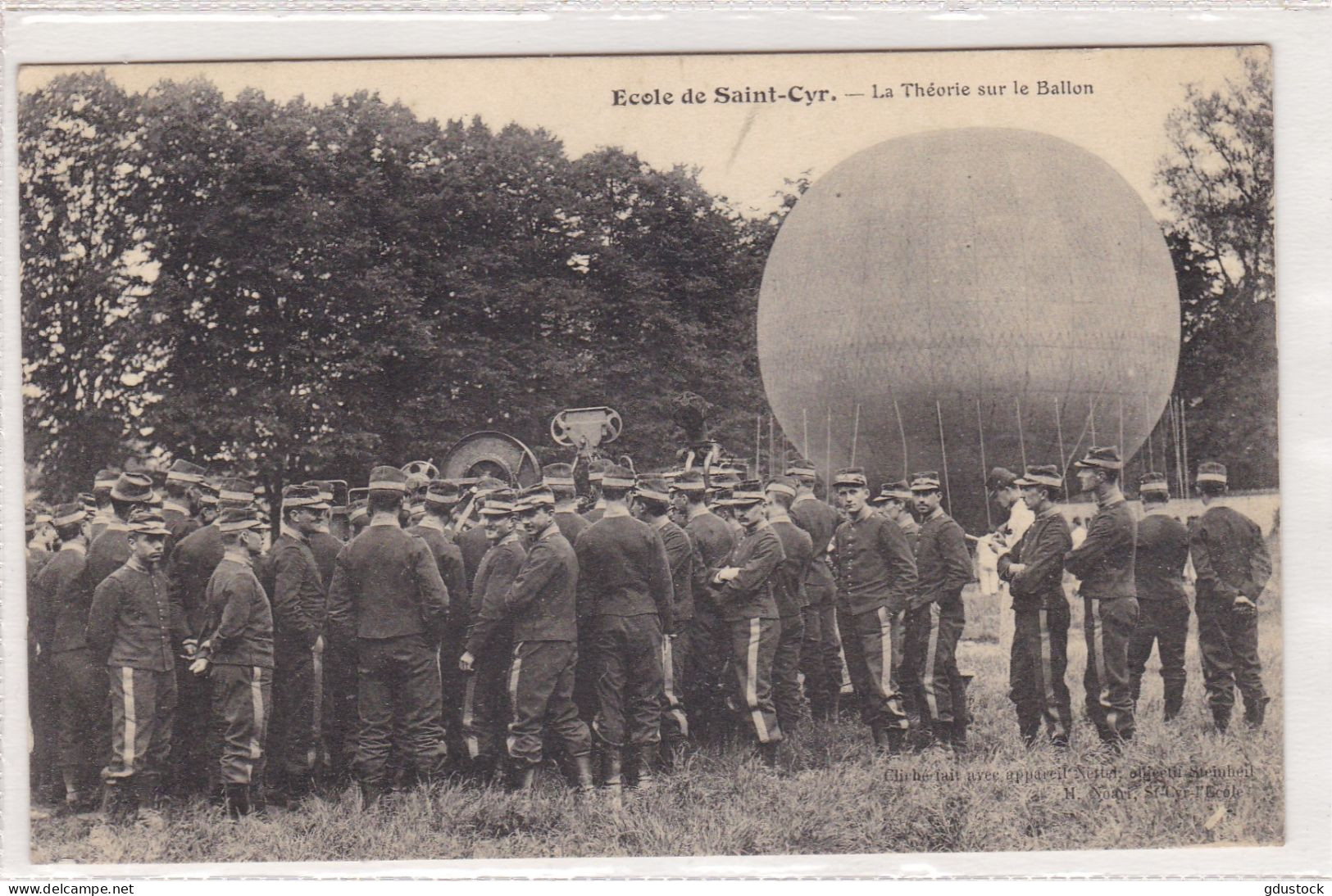 Ecole De Saint-Cyr - La Théorie Sur Le Ballon - Dirigibili