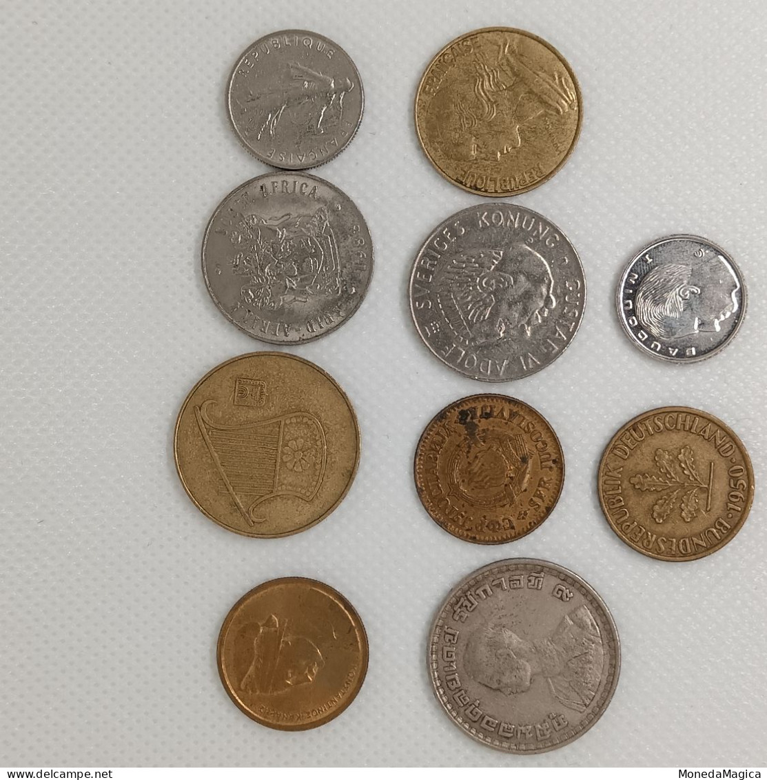 LOTE DE 10 MONEDAS DE DIFERENTES EPOCAS Y DIFERENTES PAISES - Sammlungen & Sammellose