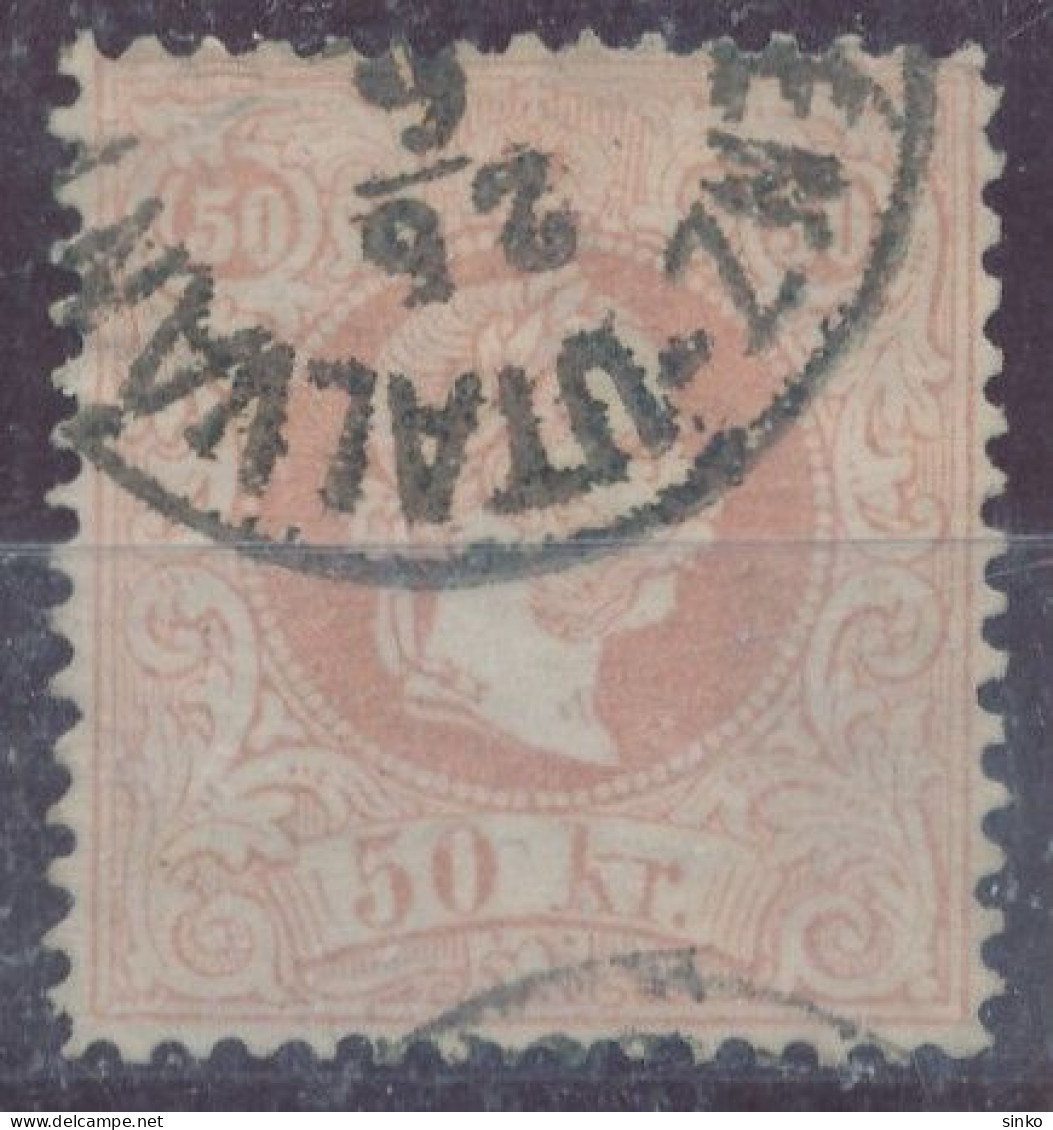 1867. Typography 50kr, PENZ-UTALVANY - ...-1867 Préphilatélie