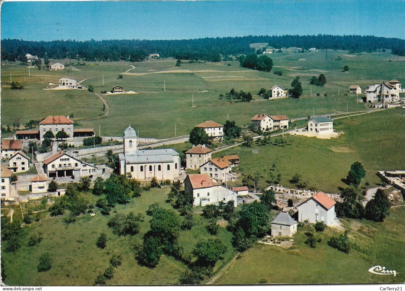 01. BELLEYDOUX. VUE GENERALE AERIENNE. 1980. - Unclassified