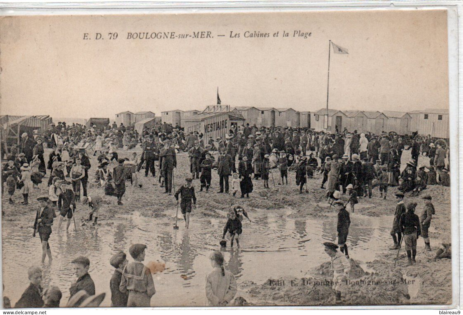 E D 79 Les Cabines Et La Plage - Boulogne Sur Mer