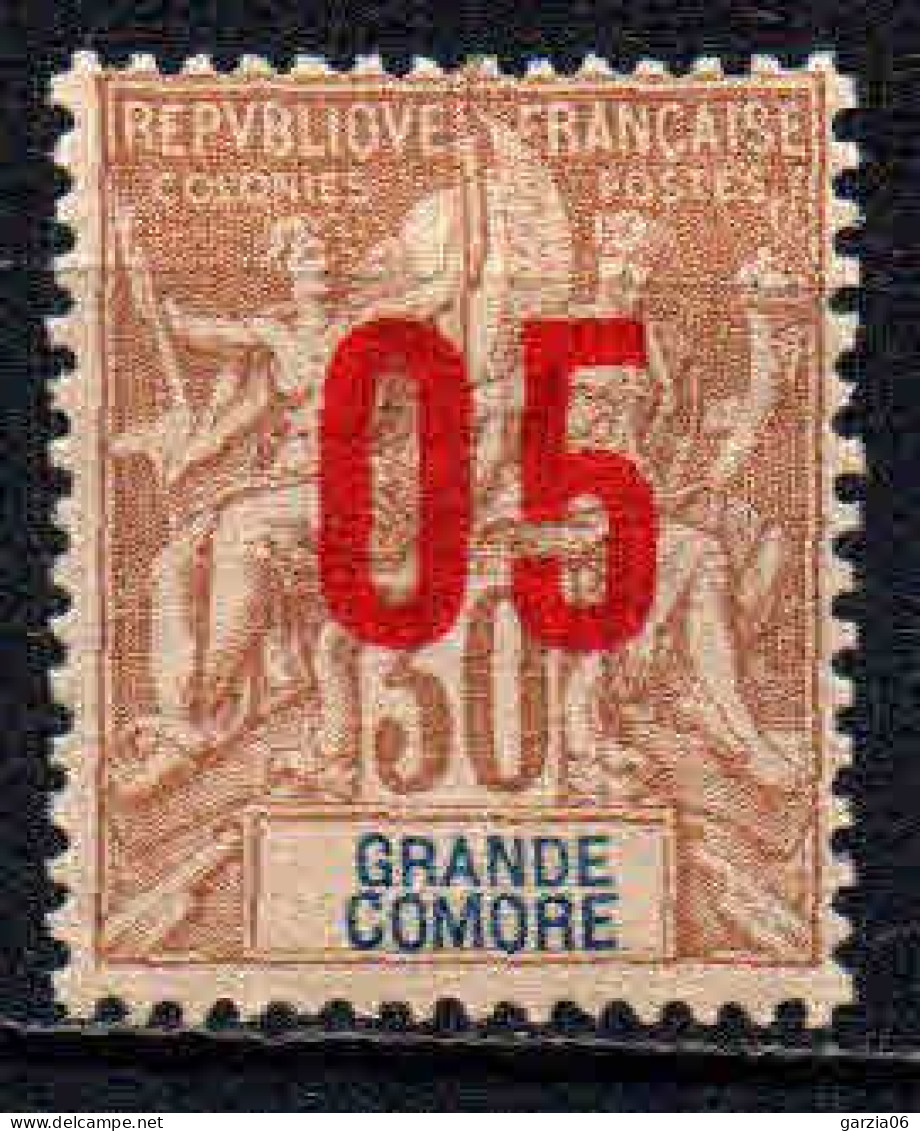 Grande Comore   - 1912 -  Type Sage  Surch - N° 25  -  Neuf * - MLH - Ungebraucht