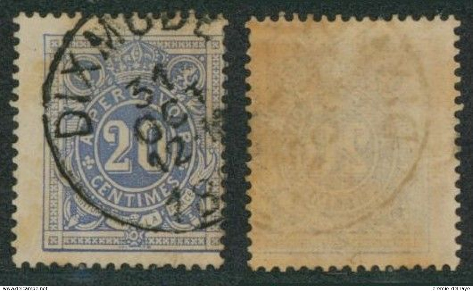 Taxe - N°TX2 Obl Simple Cercle "Dixmude". // (AD) - Briefmarken
