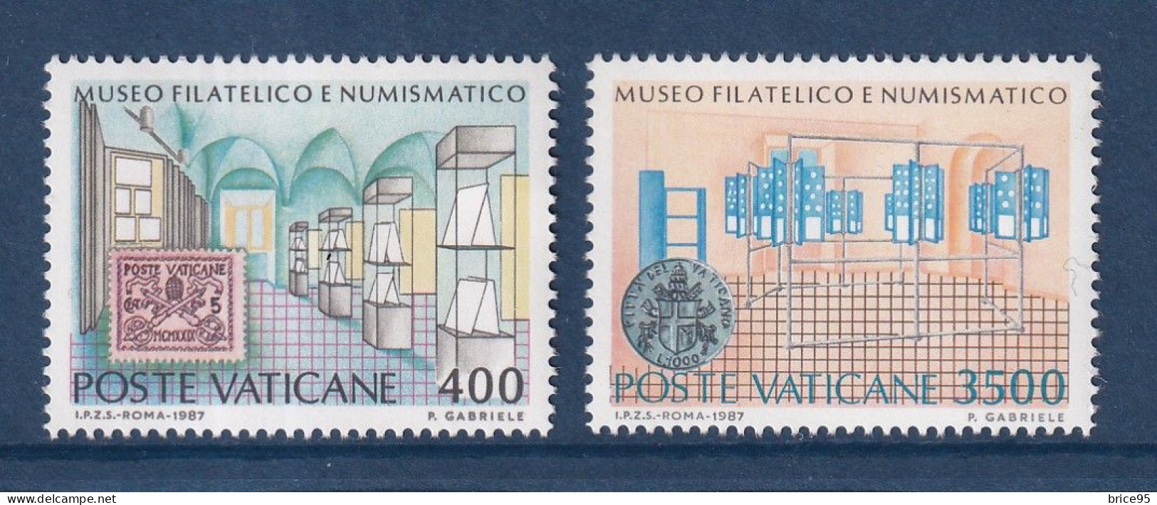 Vatican - YT N° 815 Et 816 ** - Neuf Sans Charnière - 1987 - Nuevos