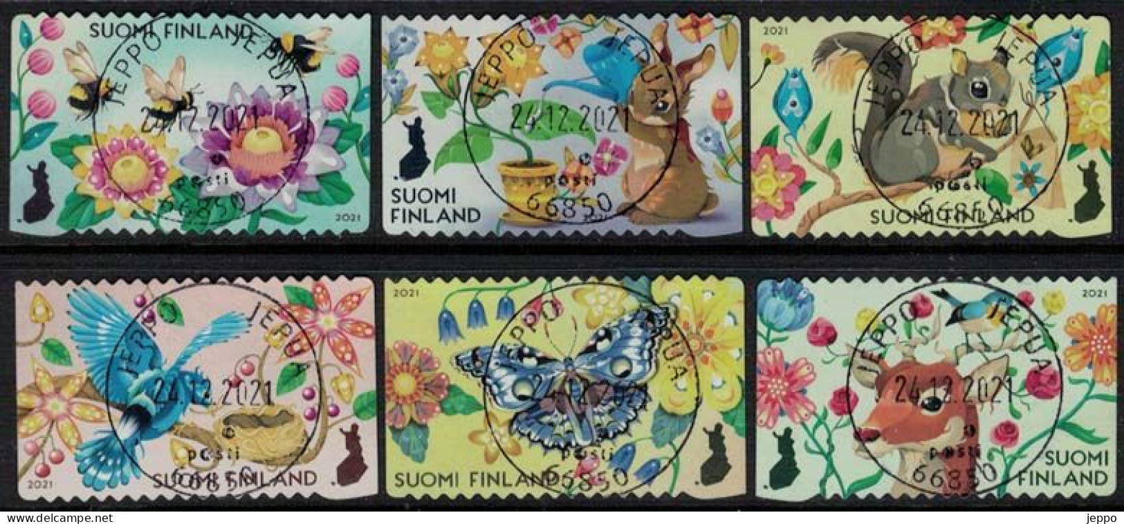 2021 Finland, Let's Take Care, Complete Set Fine Used. - Used Stamps