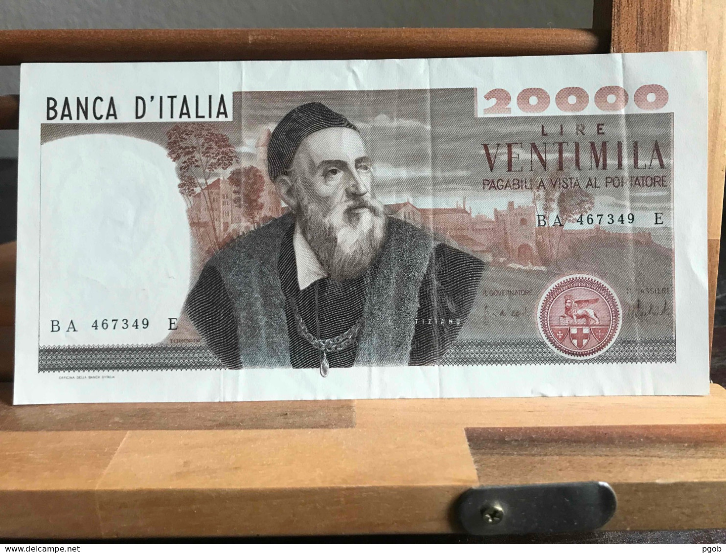 Banconota Da Lire 20000 Tiziano - 20000 Lira