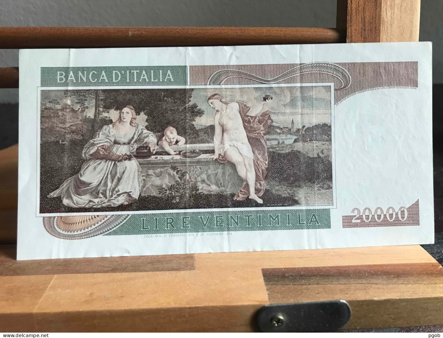 Banconota Da Lire 20000 Tiziano - 20000 Lira