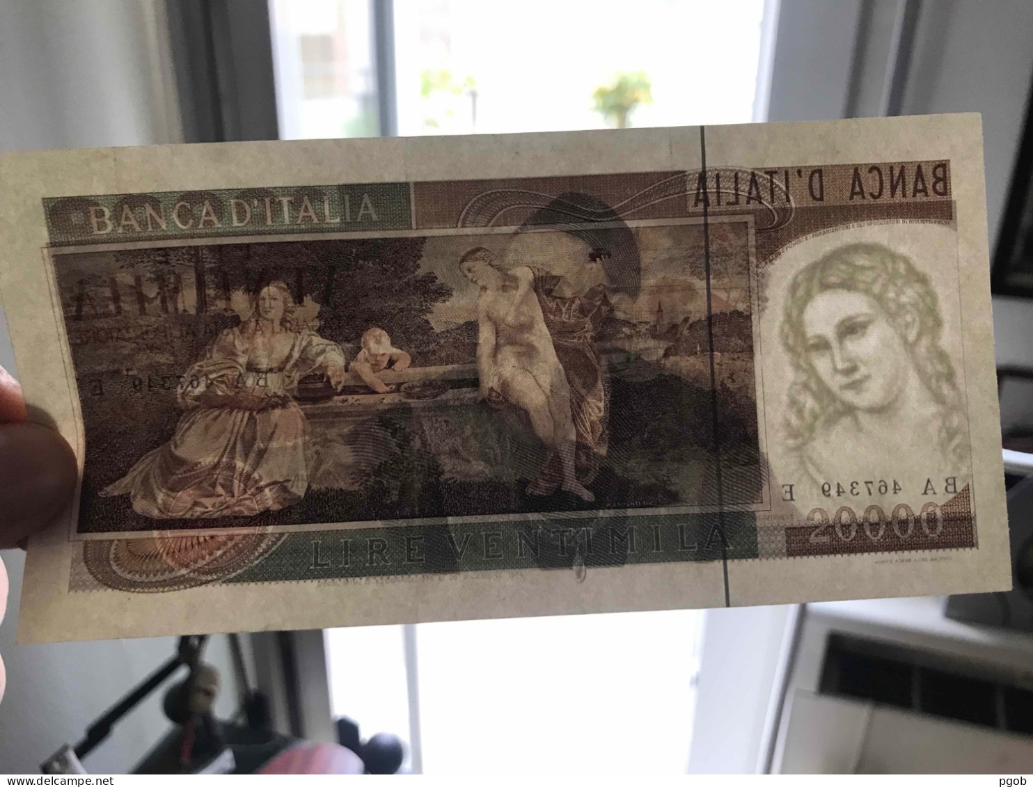 Banconota Da Lire 20000 Tiziano - 20000 Lira