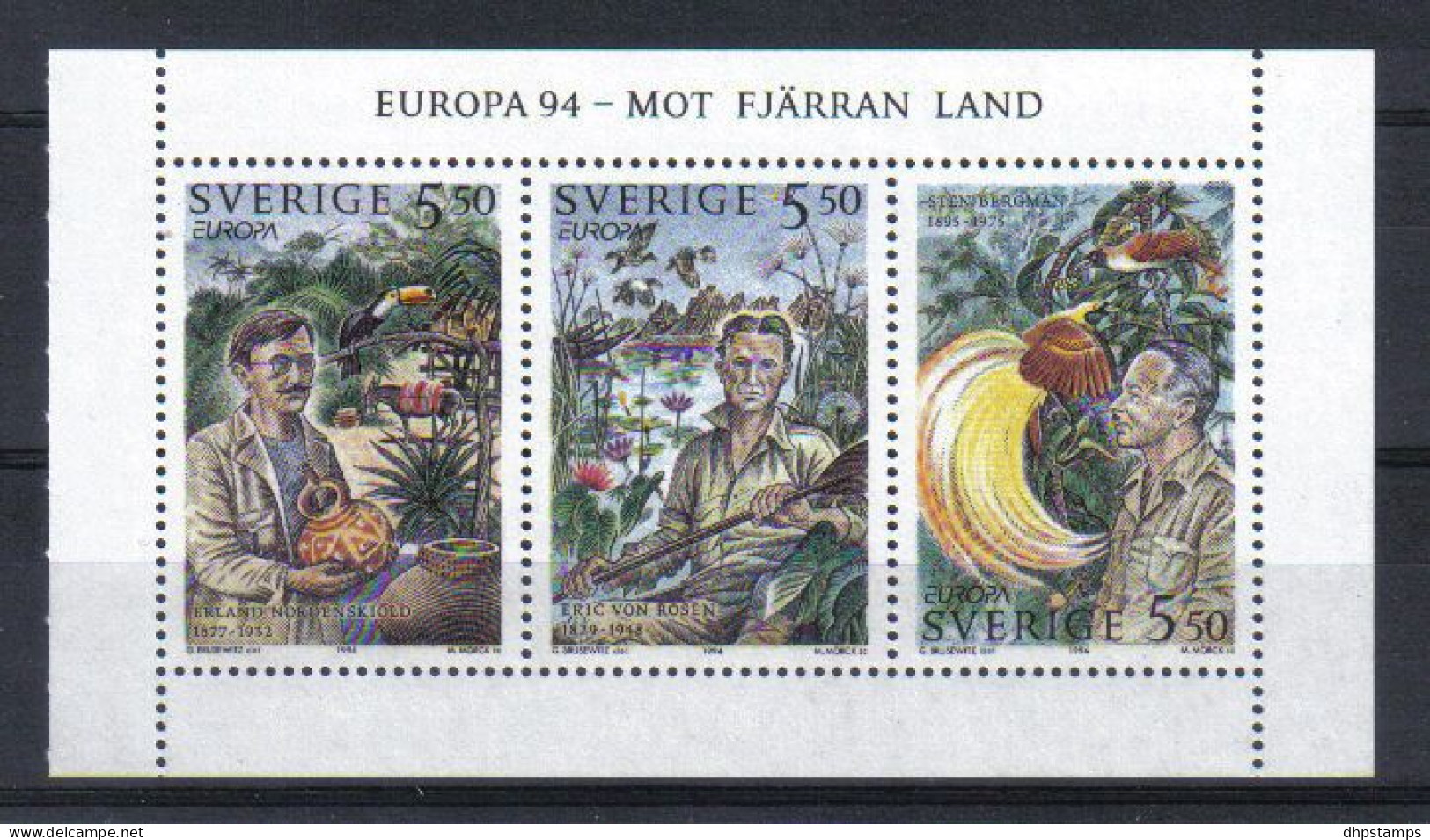 Sweden 1994 Europa Discoveries Y.T. BF 25 ** - Blocs-feuillets