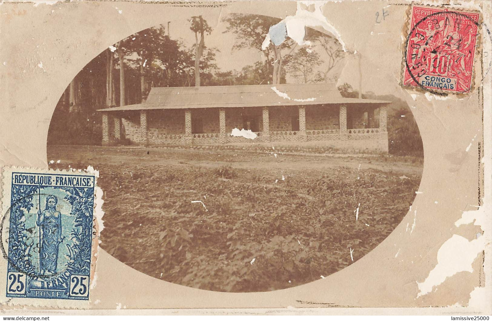 CONGO Carte Postale Recommandée De Bangui Pour Chalon Sur Saone Tarif A 35 C - Briefe U. Dokumente