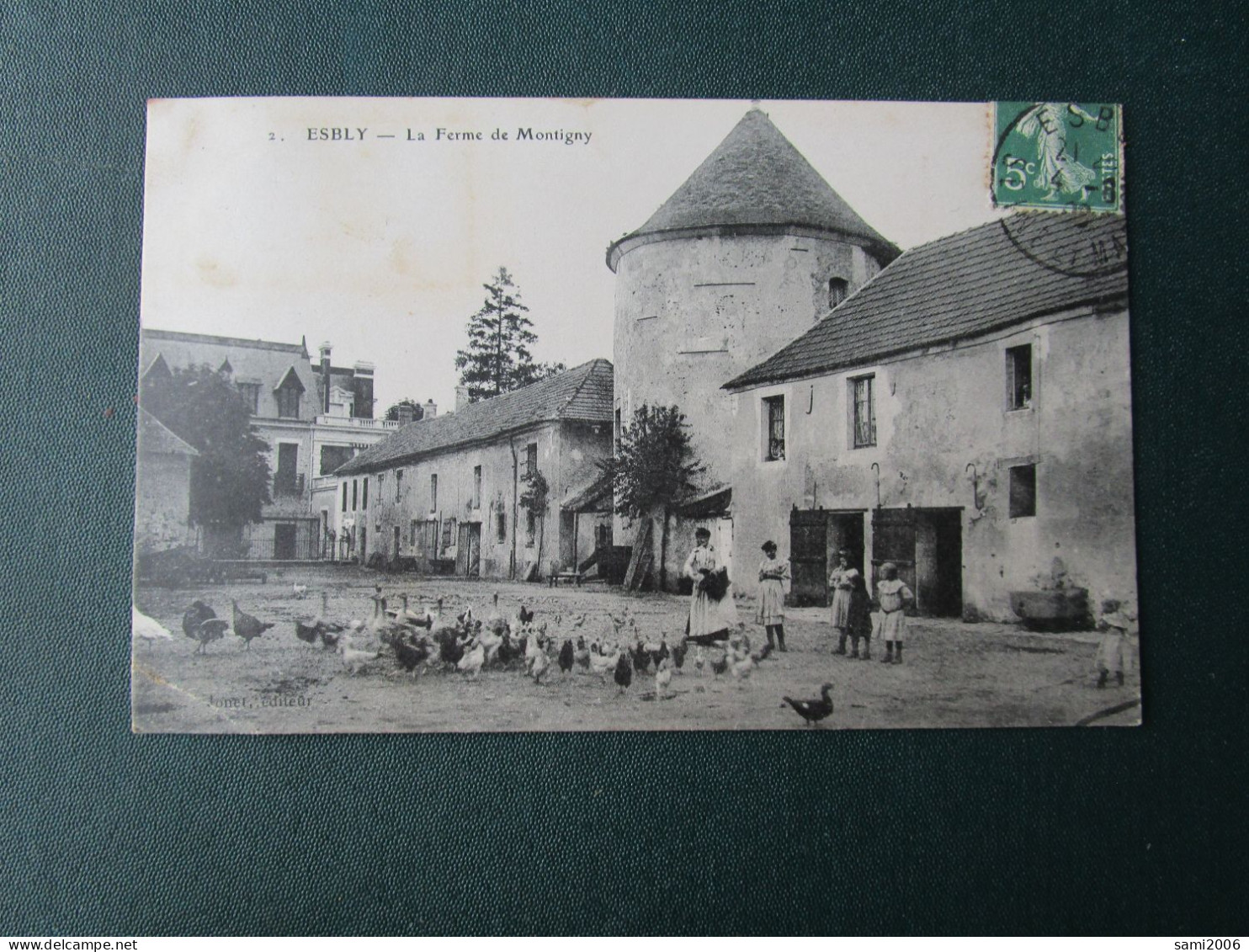 77 ESBLY LA FERME DE MONTIGNY COUR ANIMEE VOLAILLES - Esbly