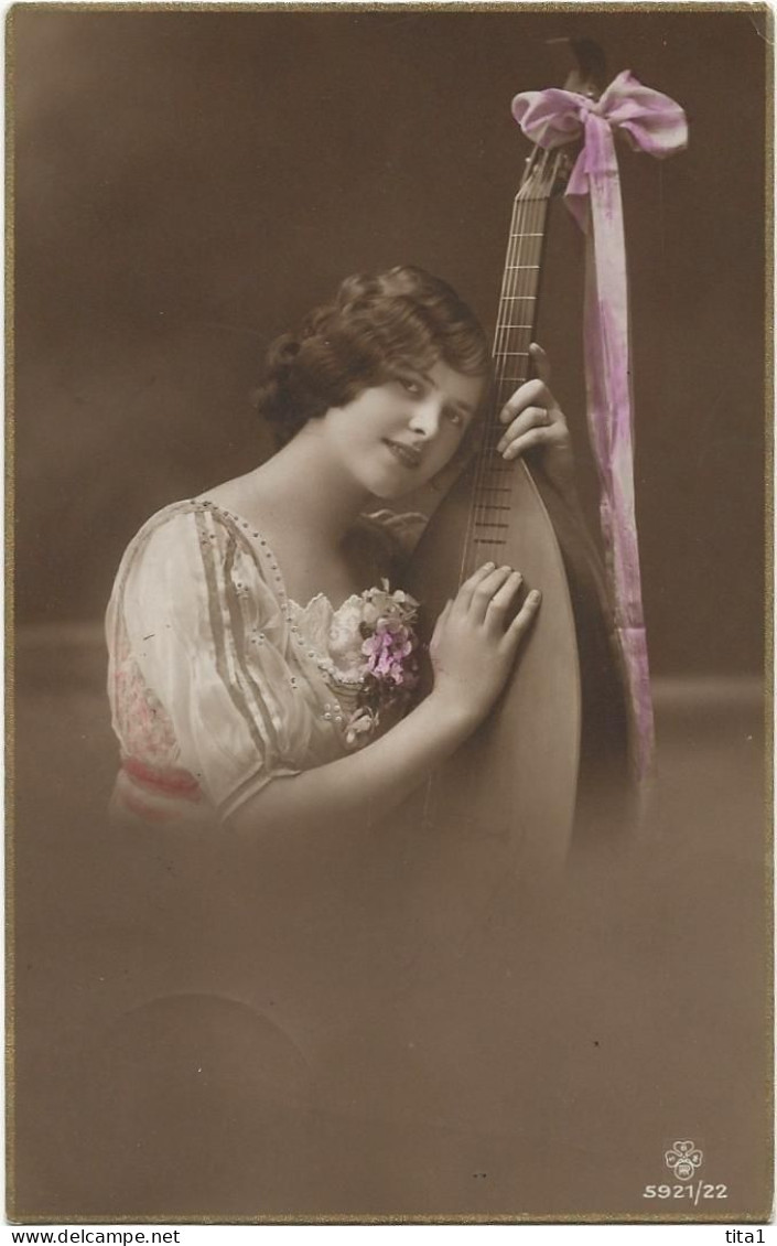 5414 - Jeune Dame - Mandoline - Rph SBW 5921/22 - Women