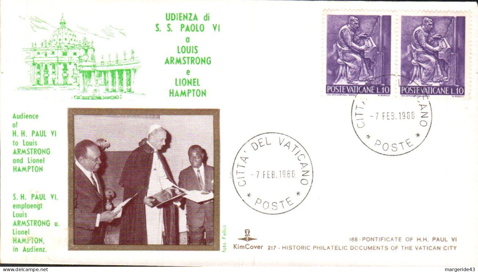 VATICAN LOT DE 14 FDC DIFFERENTES - Algeria (1962-...)