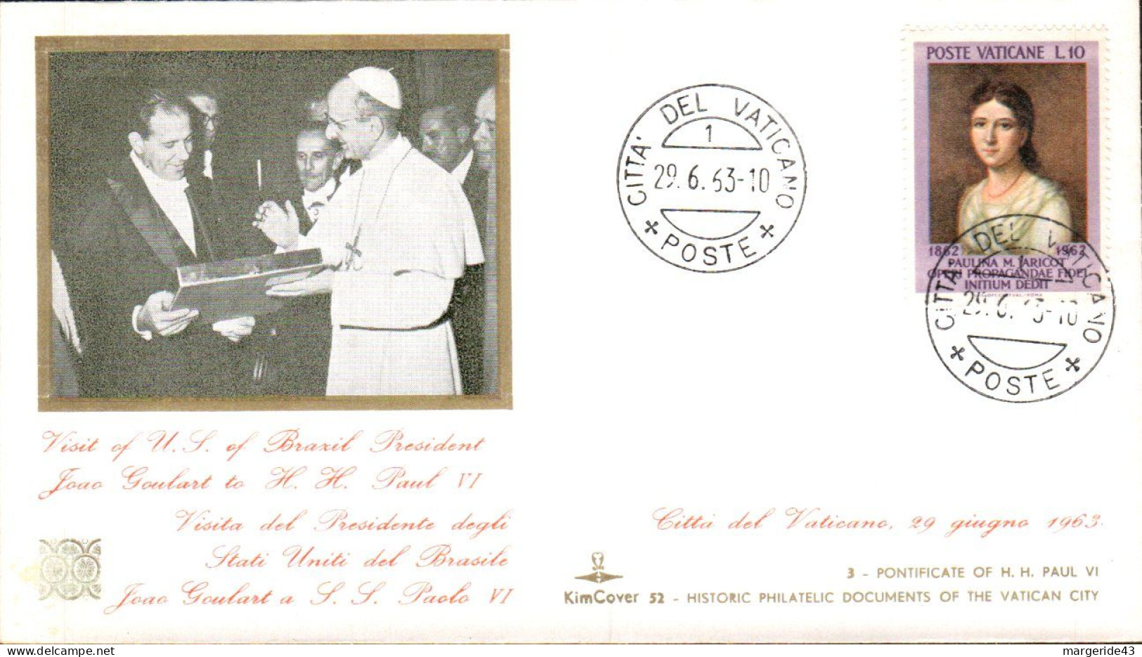 VATICAN LOT DE 14 FDC DIFFERENTES