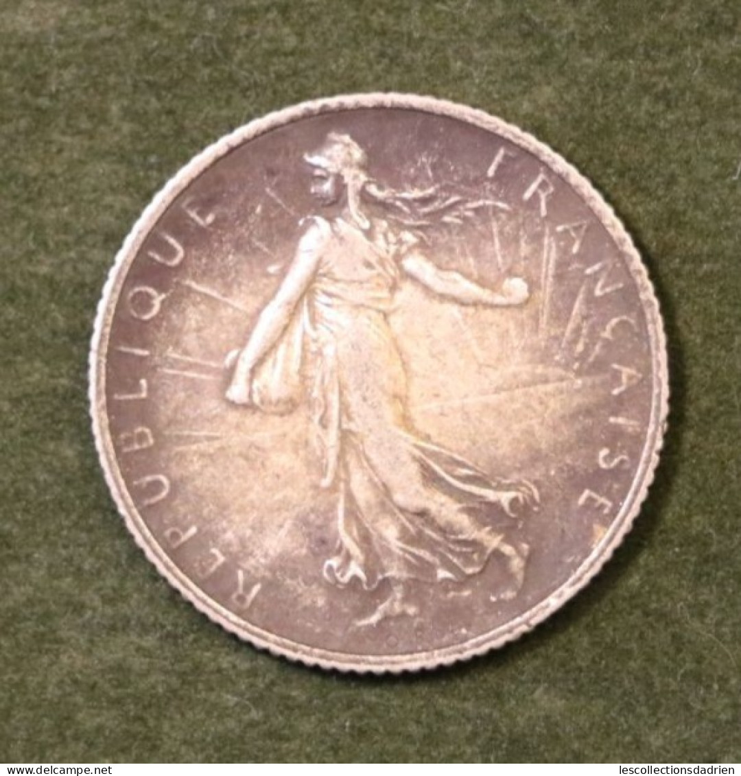 Pièce En Argent Française 1 Franc 1916  - French Silver Coin - 1 Franc