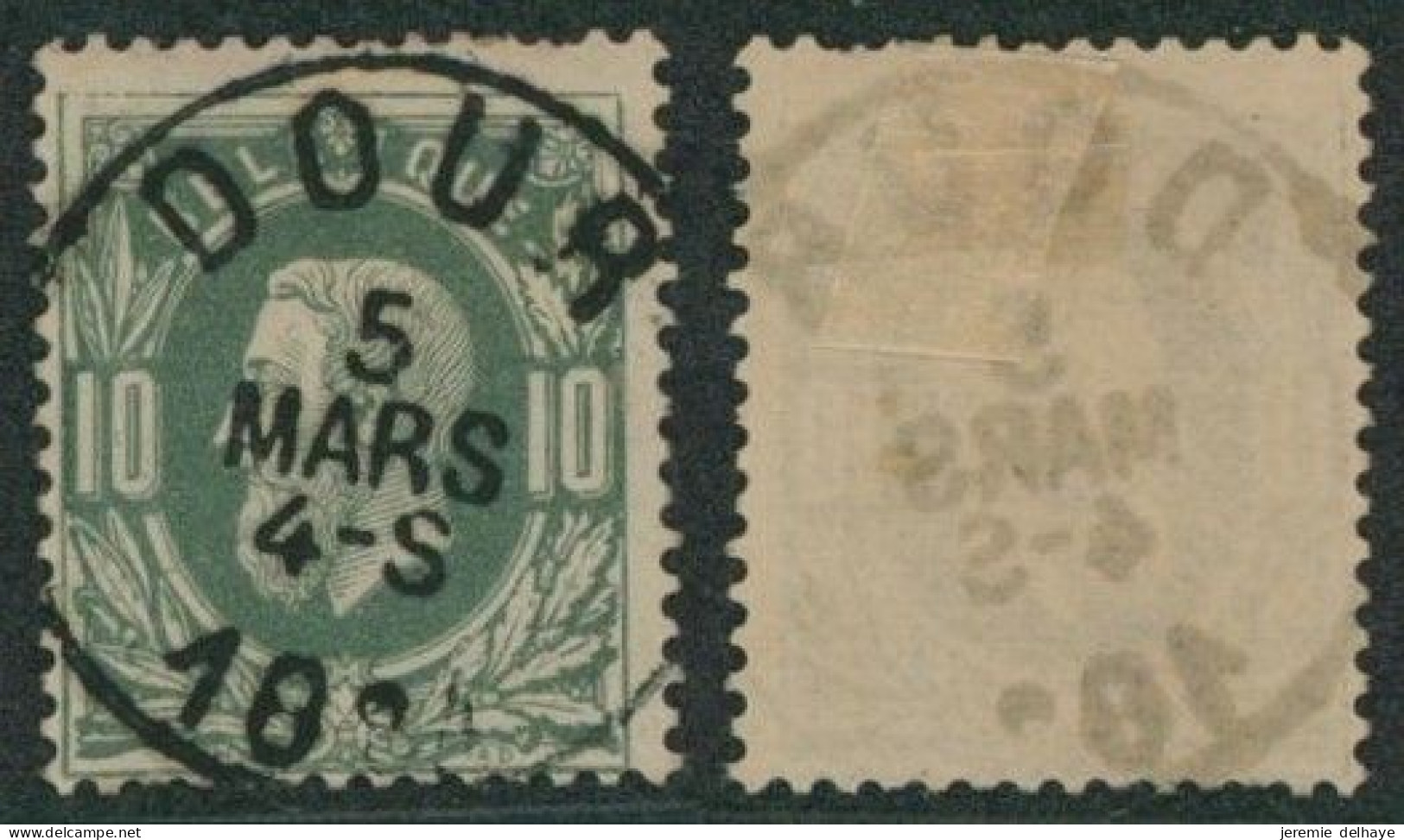 émission 1869 - N°30 Obl Simple Cercle "Dour" // (AD) - 1869-1883 Léopold II